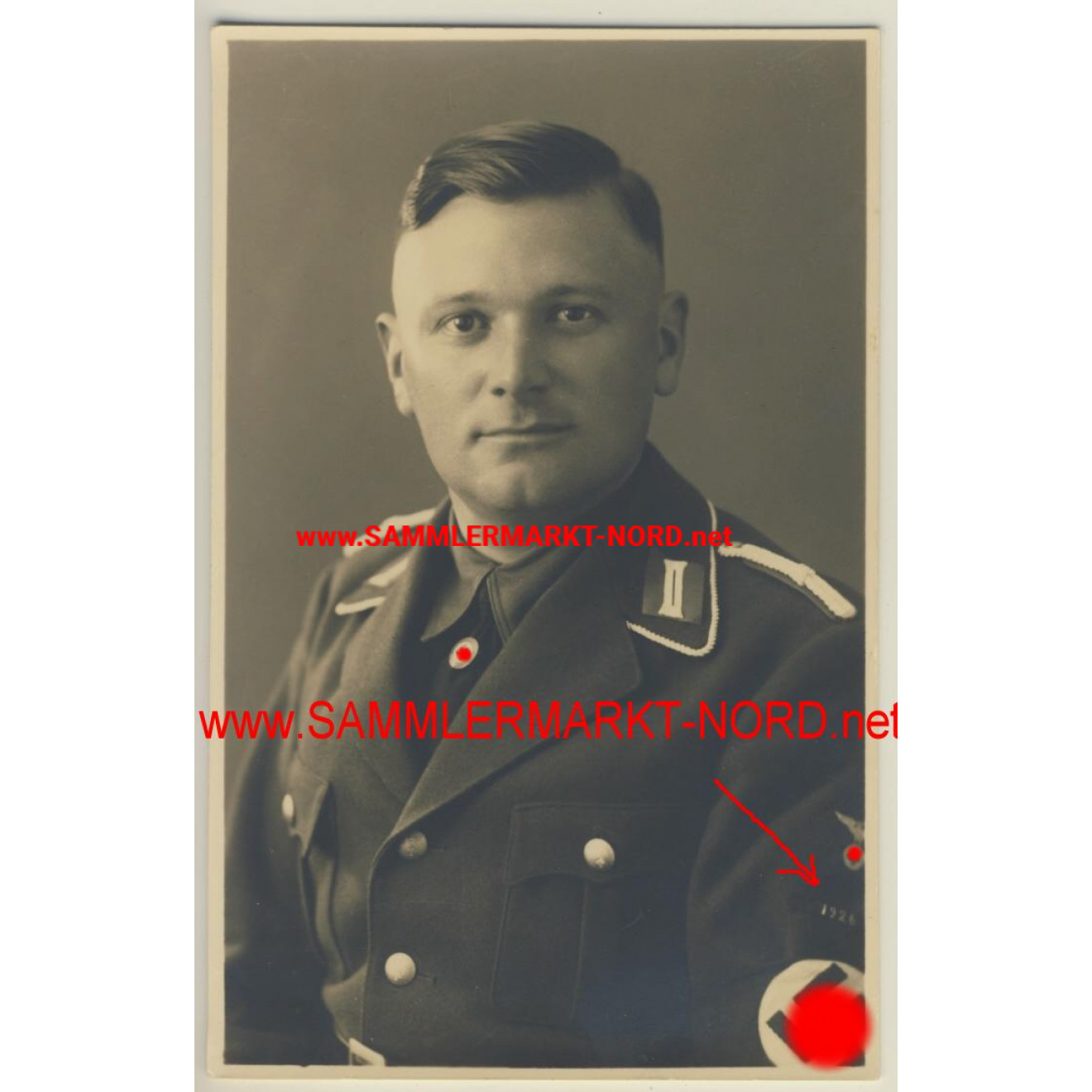 NSDAP Party leader with NSDAP Merite Strip 1926