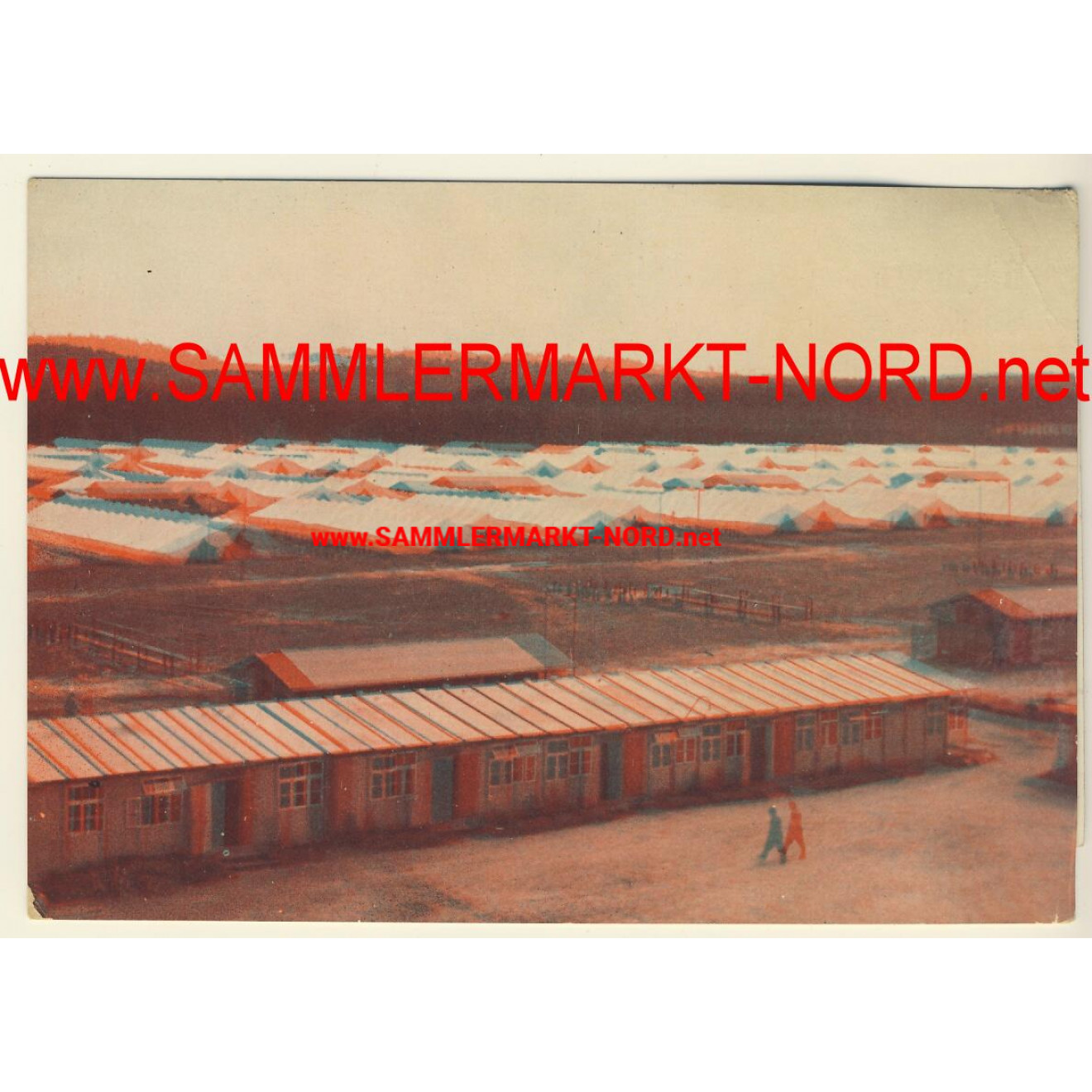 Reichsparteitag Nürnberg - Camp Langwasser (Stereoskop postcard)