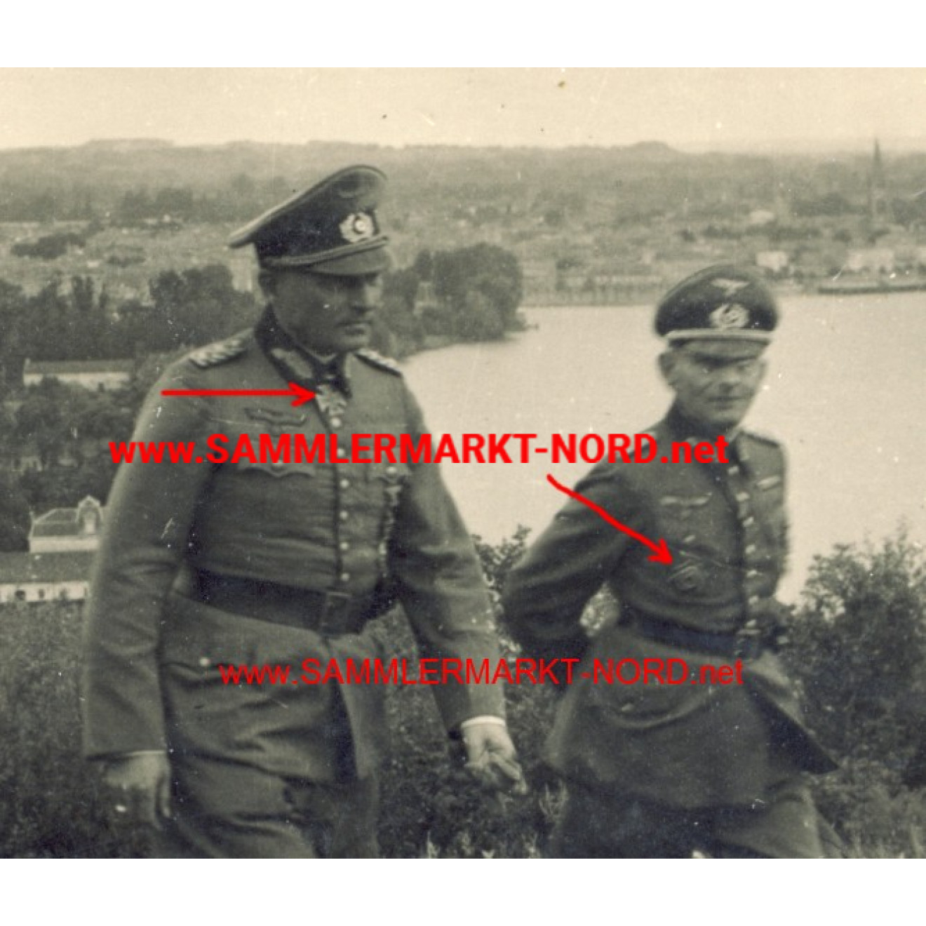 Generalmajor Deutsch mit Ritterkreuz in Libourne