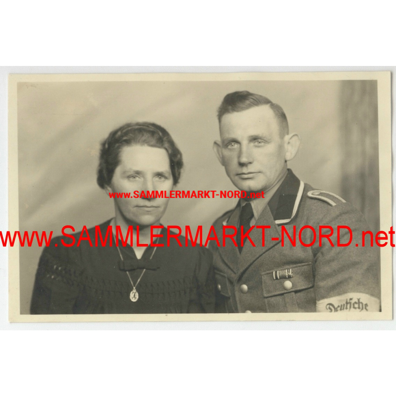 RAD troop leader with armlet "Deutsche Wehrmacht"
