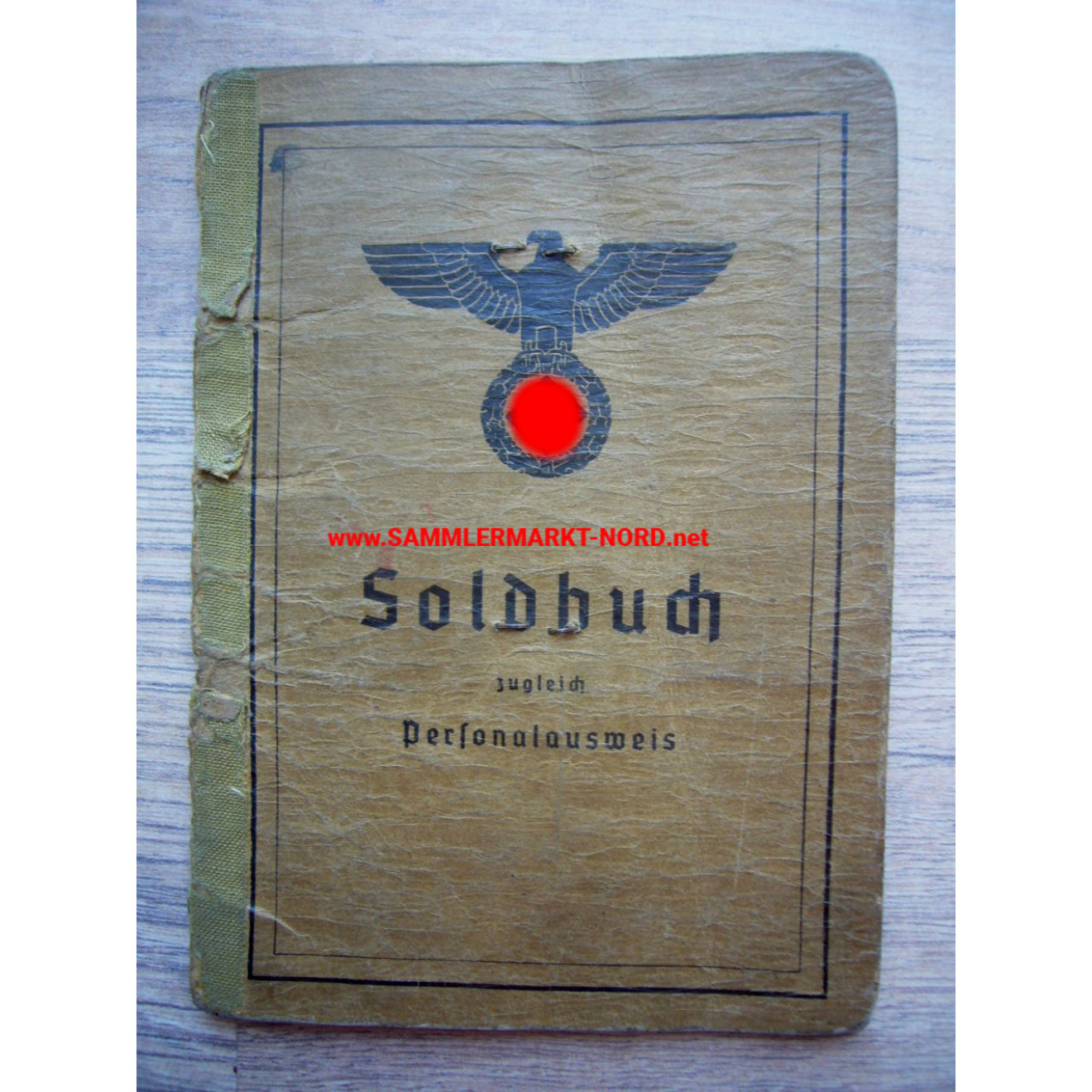Soldbuch - Stab Major Schu, Einsatzstab Süddeutschland