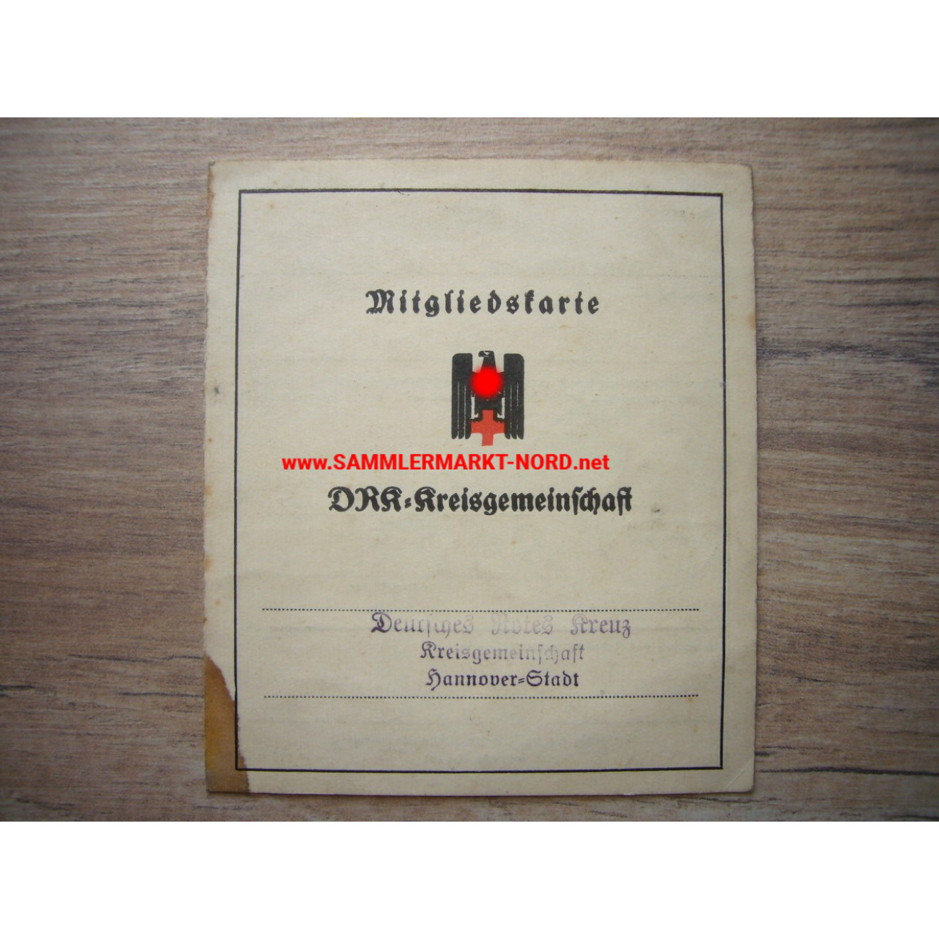 DRK Rotes Kreuz - Mitgliedskarte