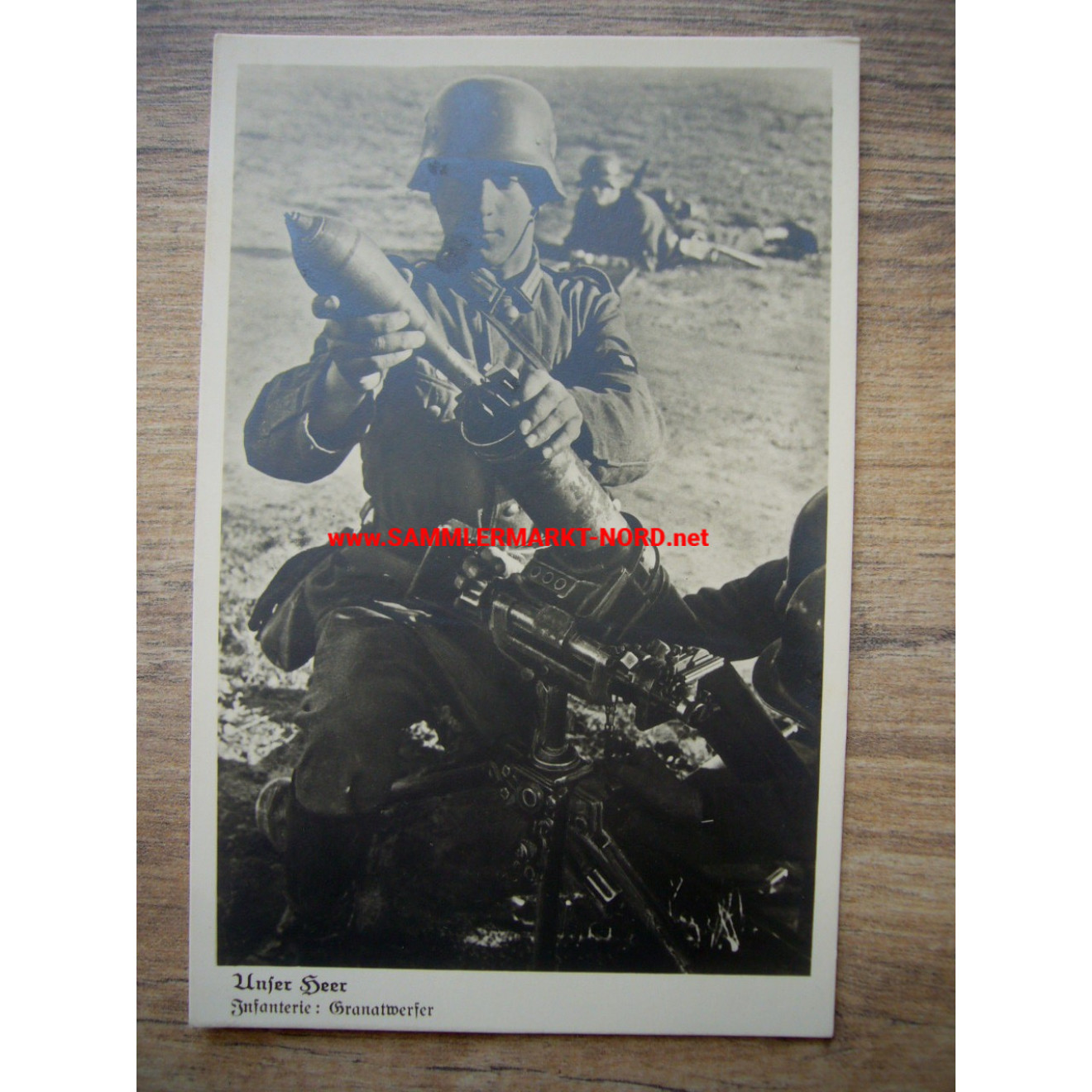 Our Army - Infantry: Grenade Launcher - Postcard