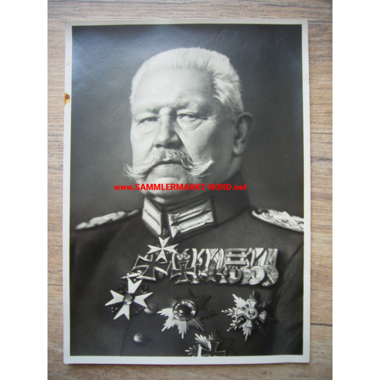 Field Marshal General Paul von Hindenburg - Postcard