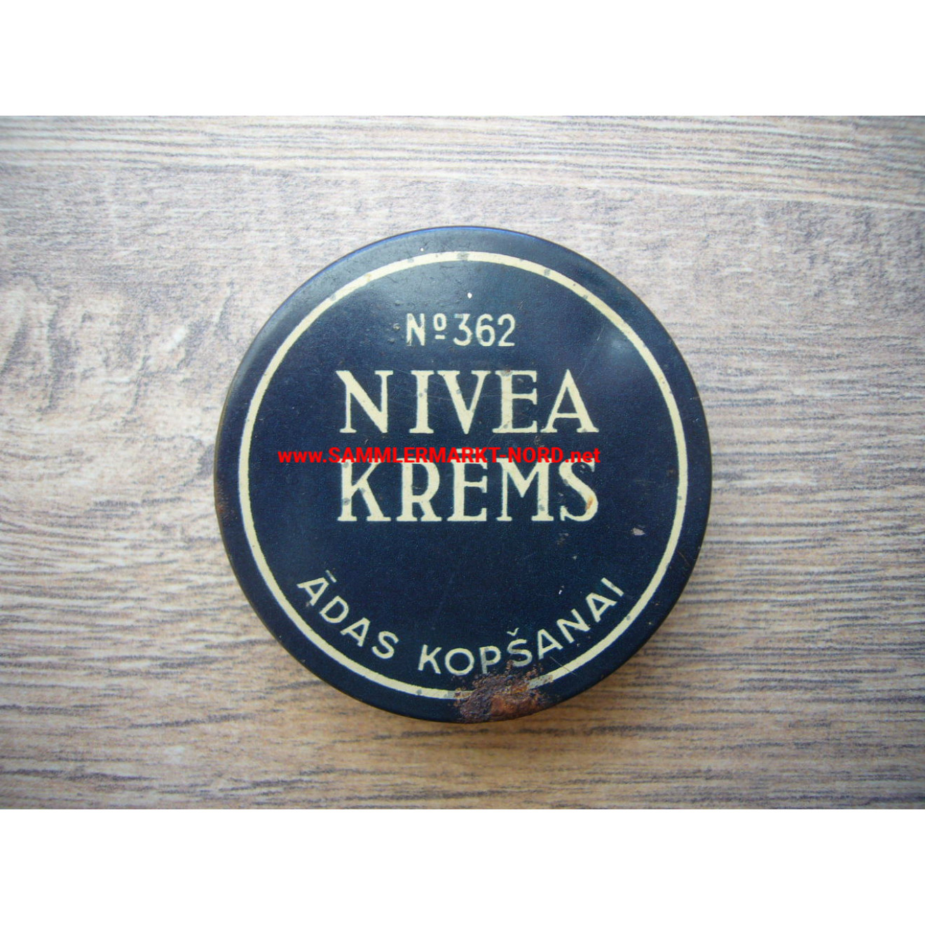 WH personal equipment - NIVEA Creme - Latvian tin