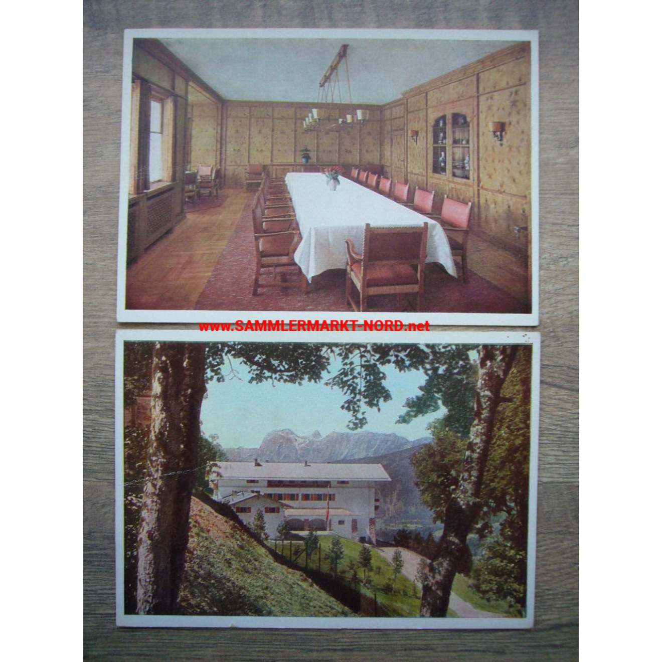 2 x Postkarte - Obersalzberg - Der Berghof