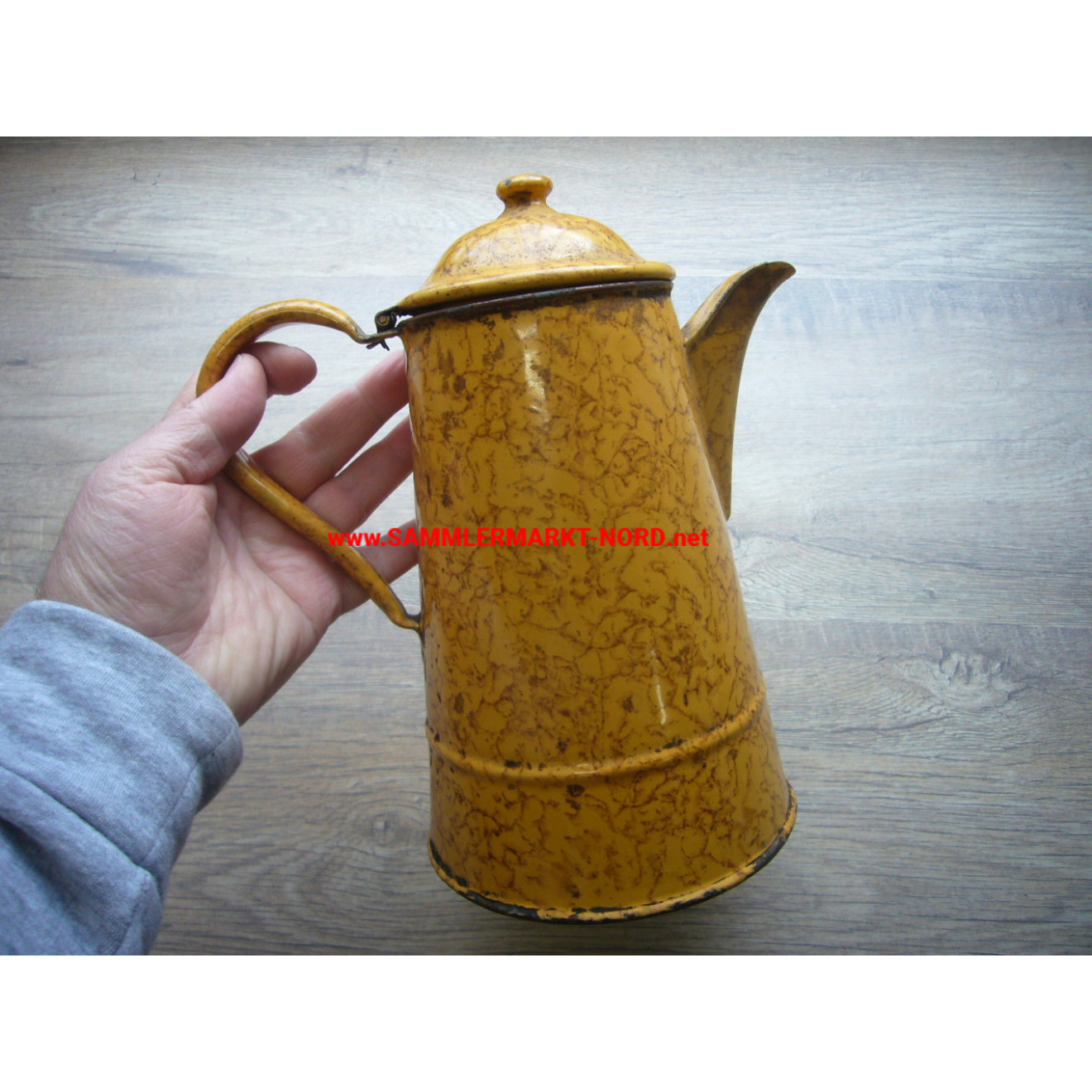 Coffee pot made from war scrap 1945