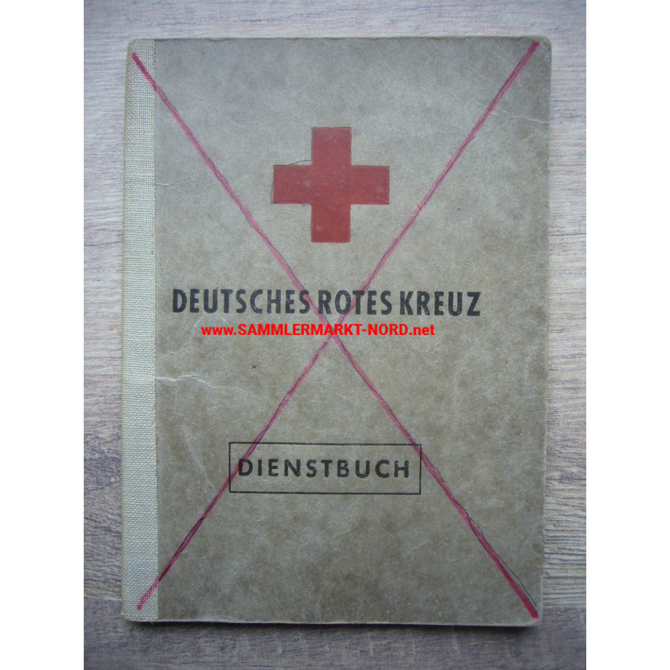 DRK Deutsches Rotes Kreuz - Dienstbuch