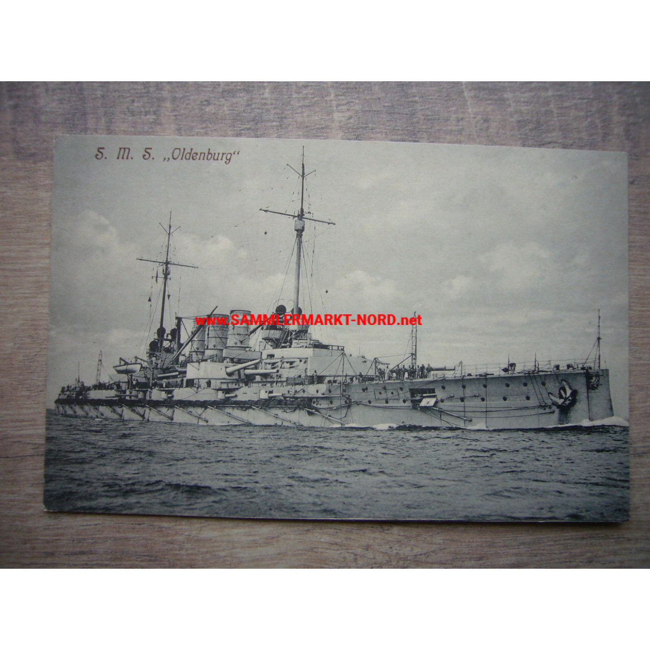 S.M. Linienschiff "Oldenburg" - Postkarte