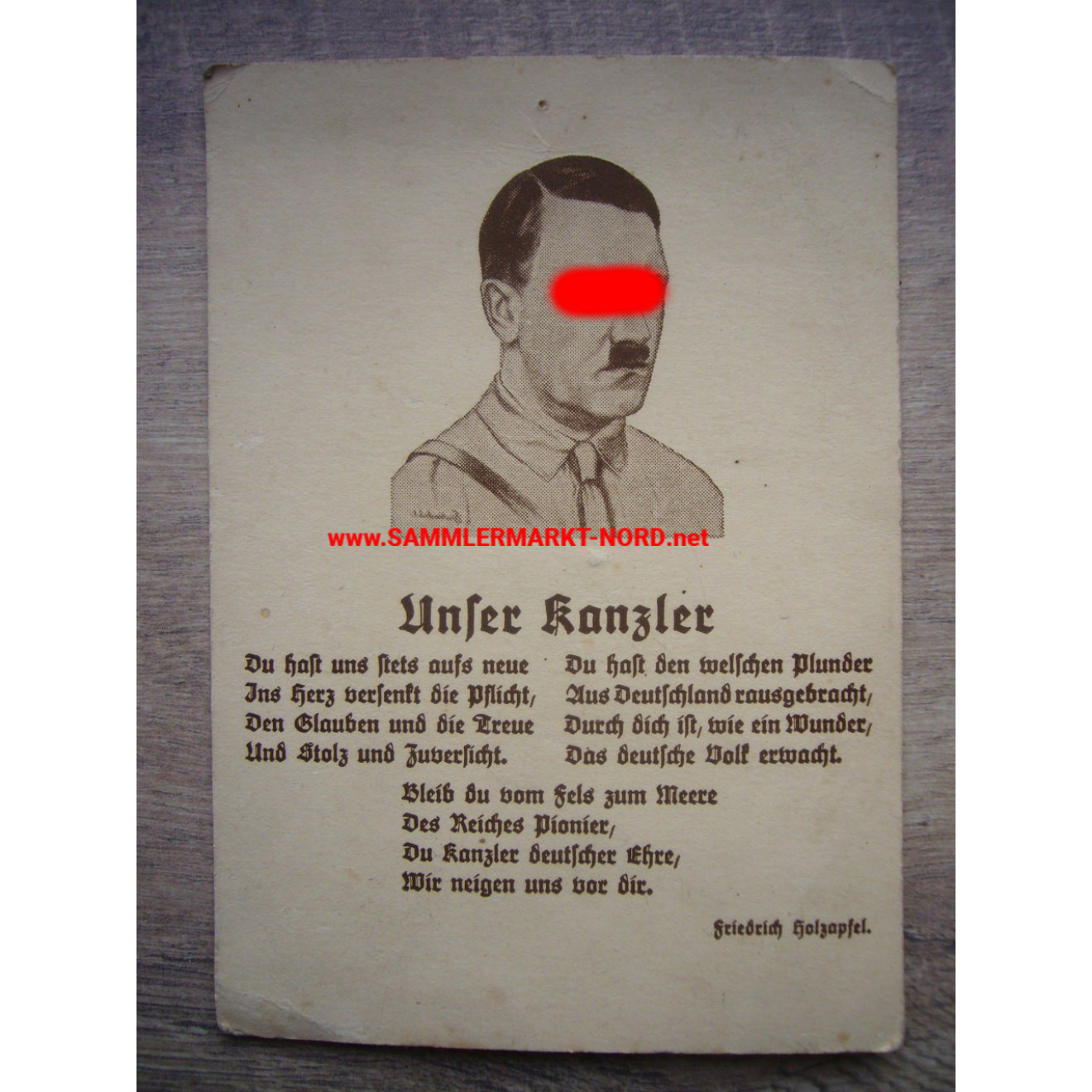 Our Chancellor Adolf Hitler - Postcard 1933