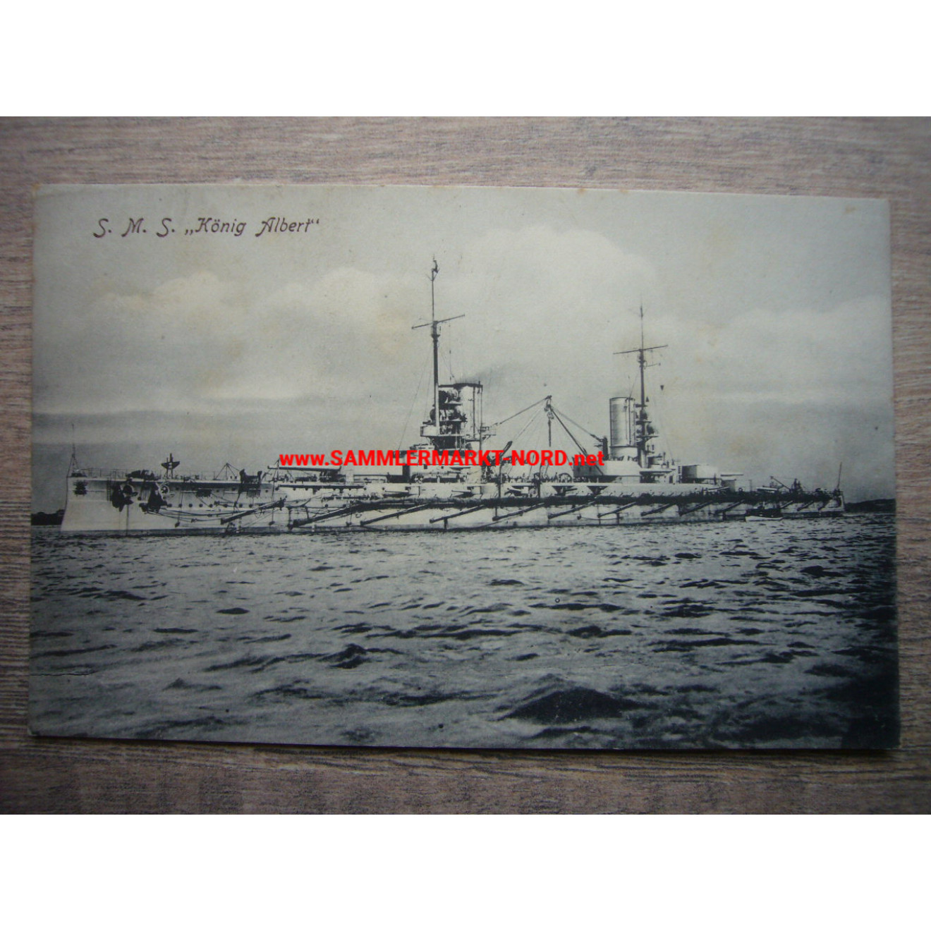 Kaiserliche Marine - S.M.S. König Albert - Postkarte