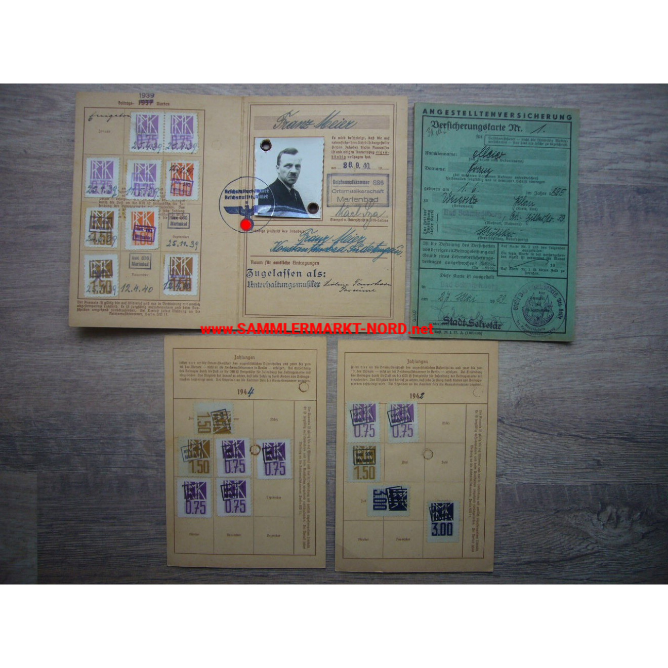 Reichsmusikkammer - Vorläufiger Ausweis