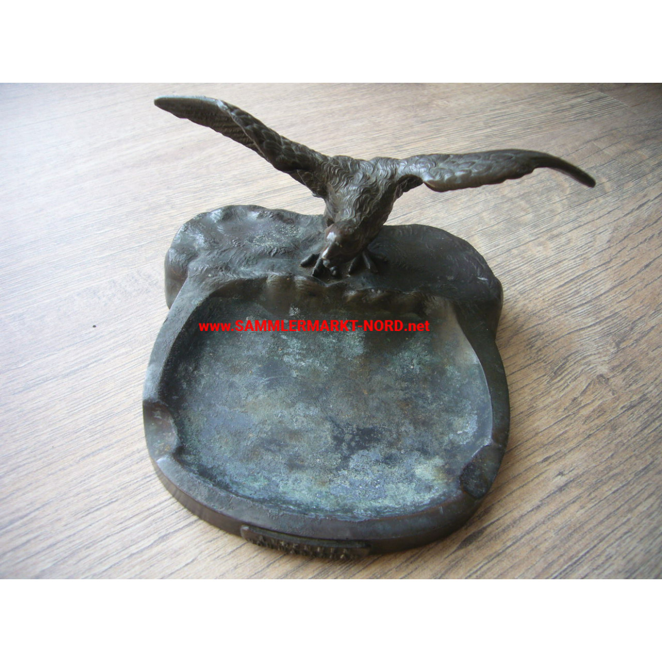 Souvenir from Warsaw (Poland) - ashtray with eagle