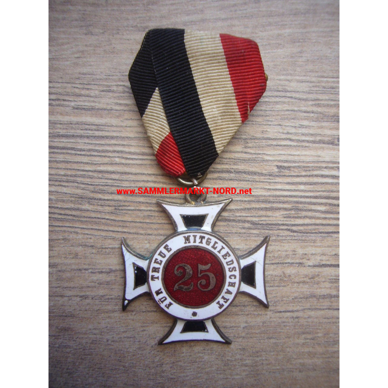 Kriegerverein - Ehrenzeichen für 25 Jahre Treue Mitgliedschaft