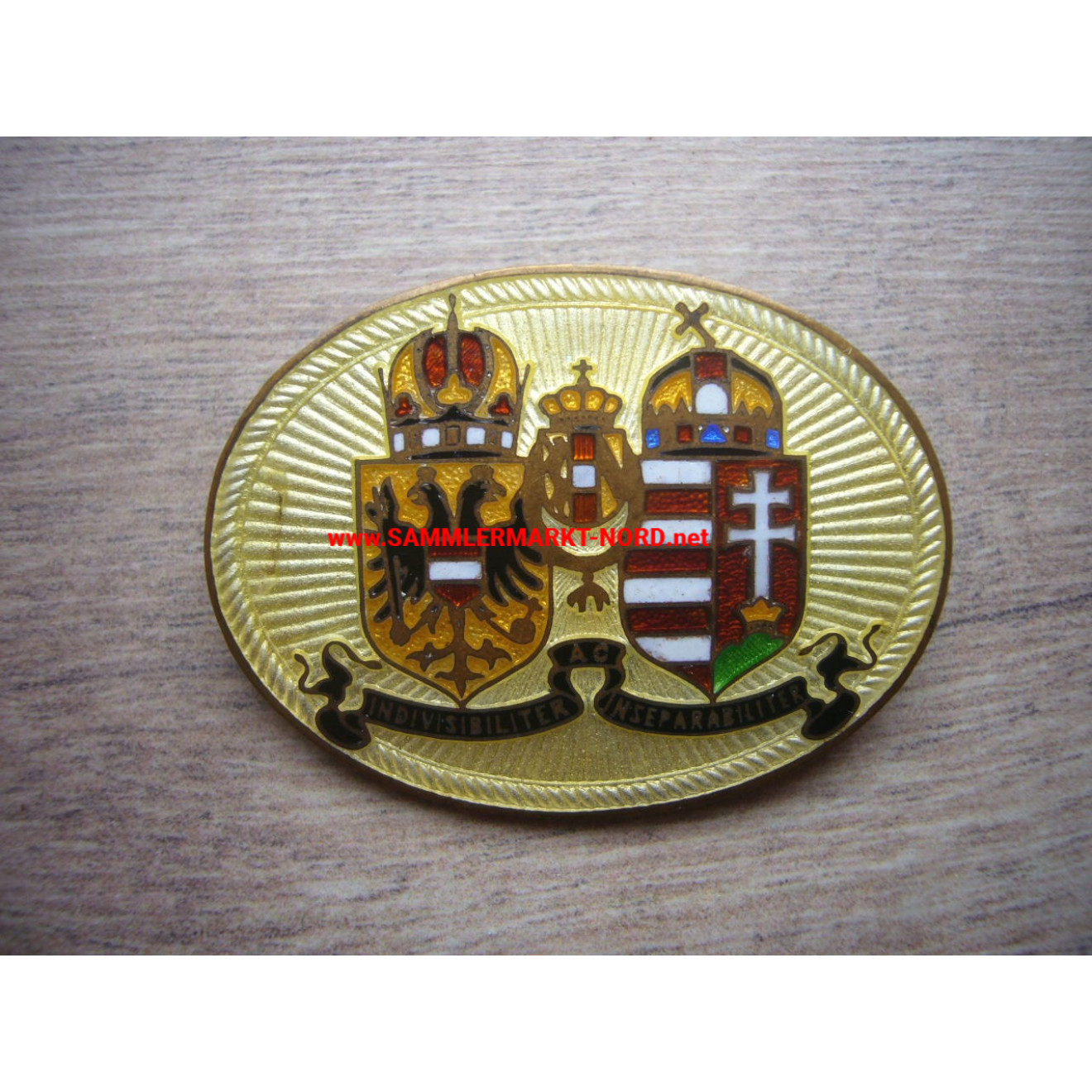 K.u.K. Austria & Hungary - Large patriotic brooch