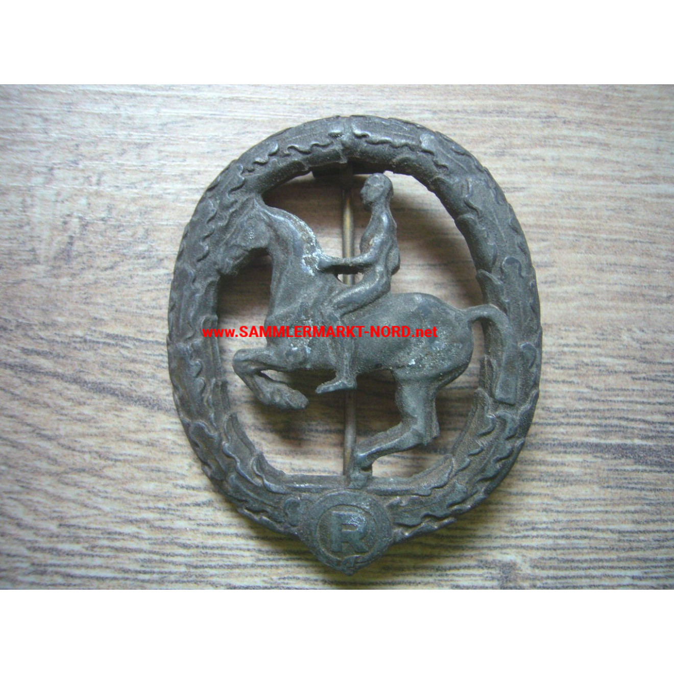 Deutsches Reiterabzeichen in Bronze