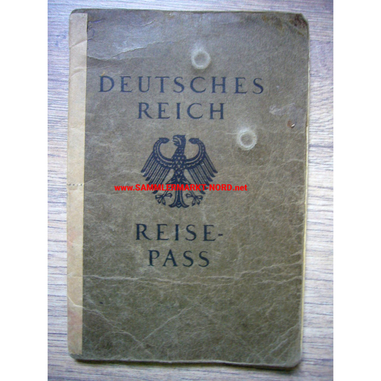 Deutsches Reich - Reisepaß - Weltausstellung Paris 1937 usw.