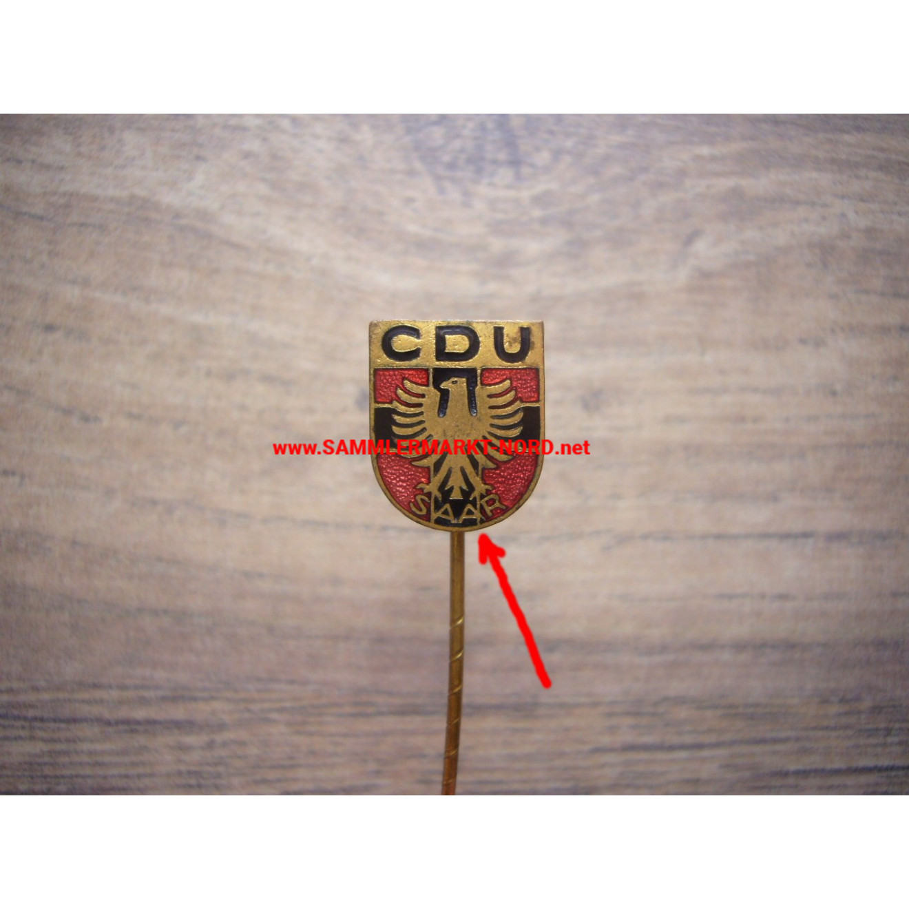 CDU Saarland - Christlich Demokratische Union Deutschlands - Mitgliedsnadel