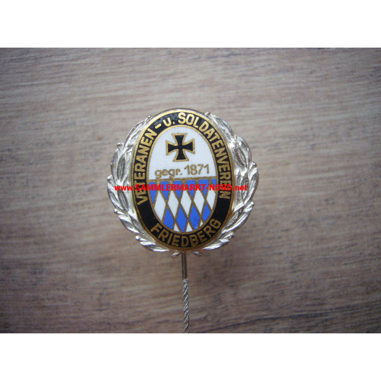 Veterans and Soldiers Association Friedberg 1871 - Silver Badge of Honour