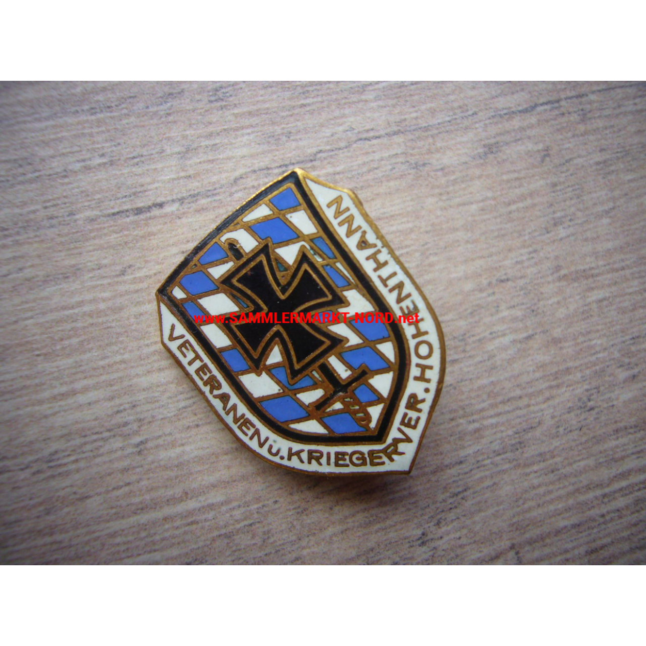 Veterans and warriors association Hohenthann - membership badge