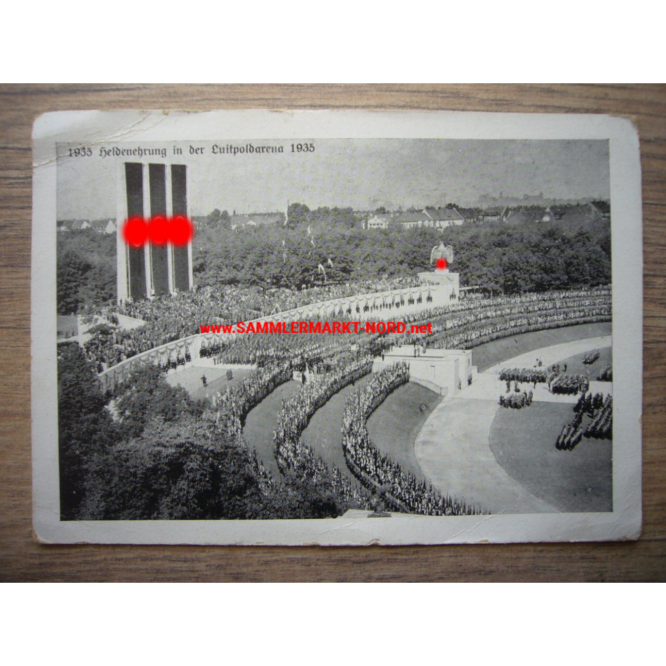 Nürnberg - Heldenehrung in der Luitpoldarena 1938 - Postkarte