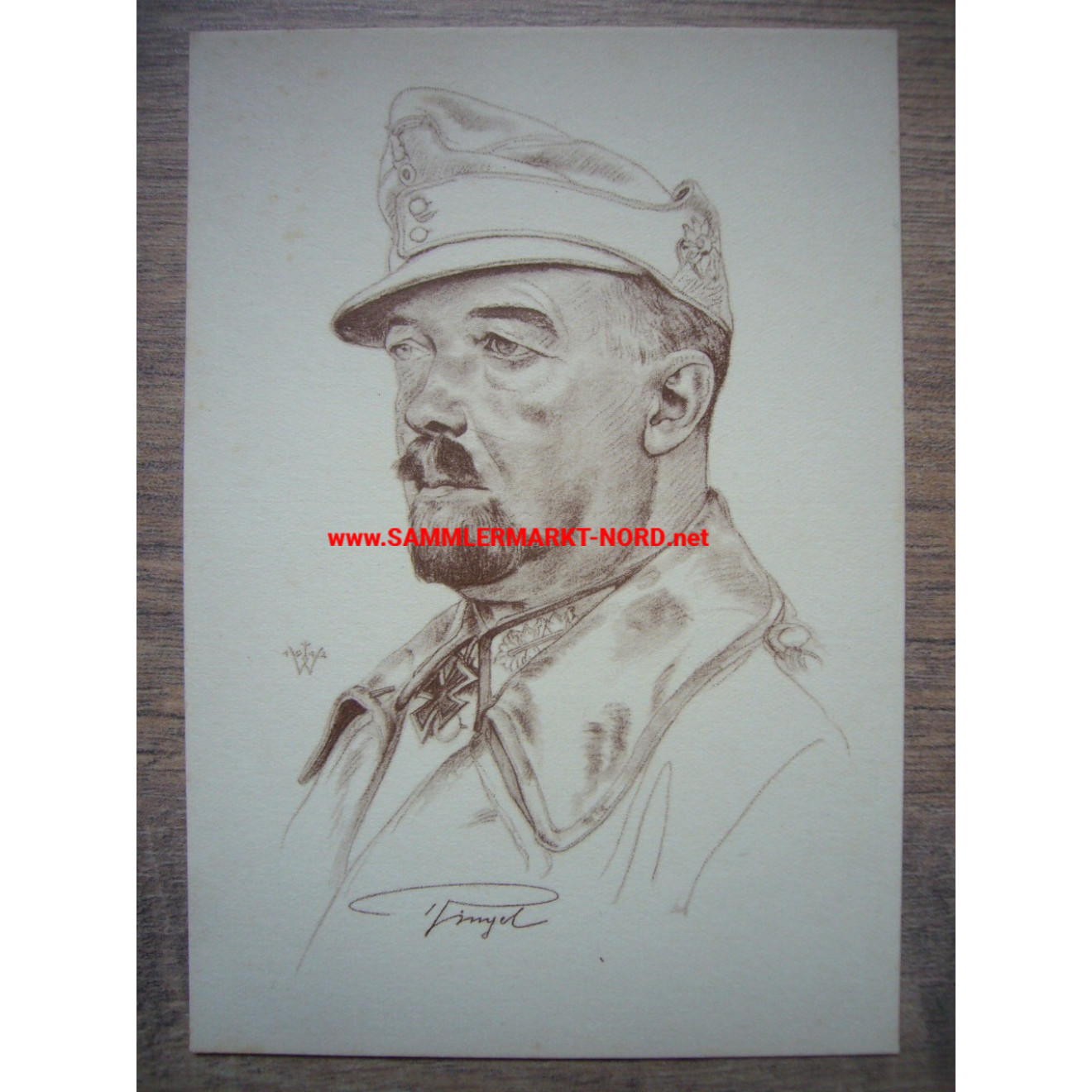 Willrich Postkarte - Generalmajor Julius Ringel