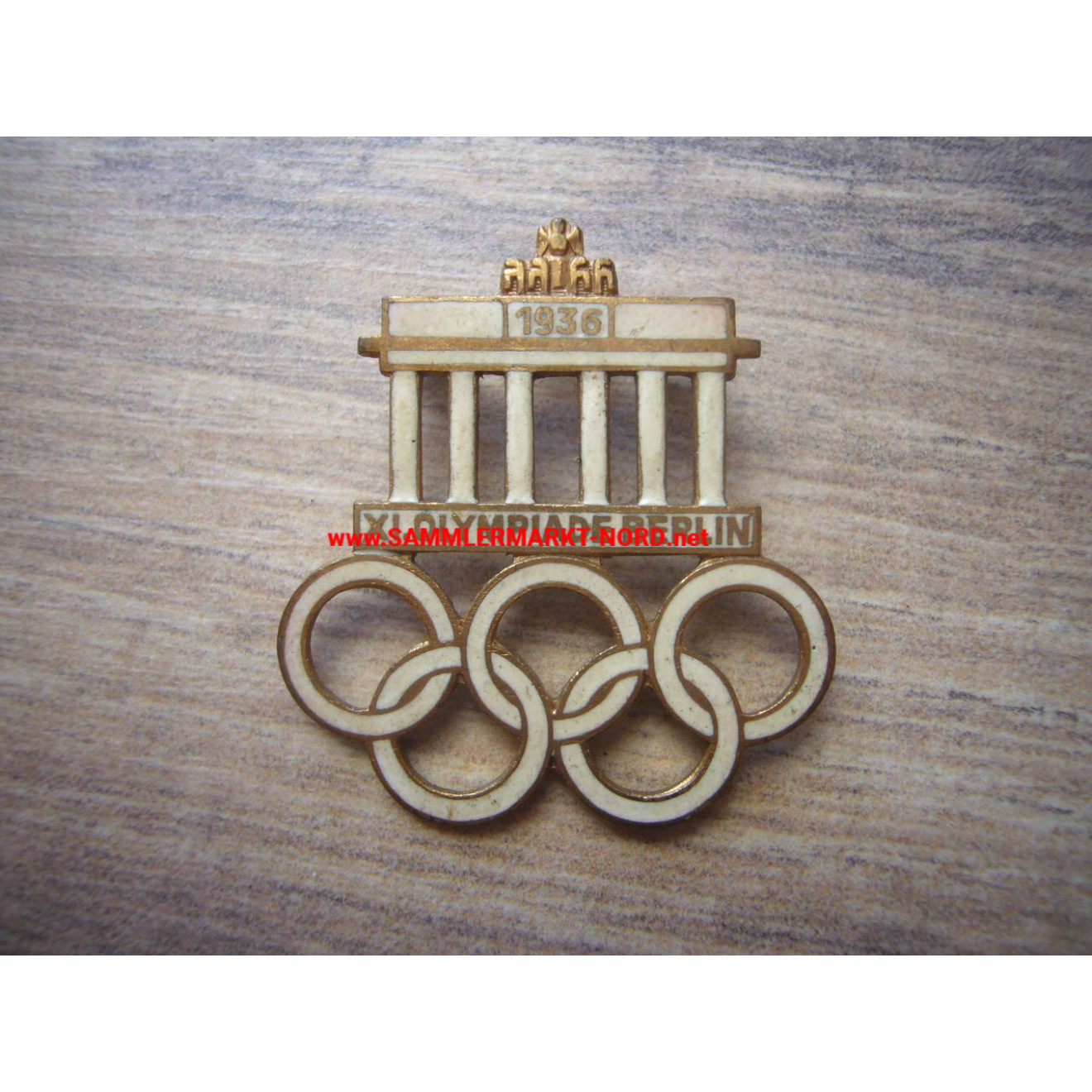 XI. Olympiade Berlin 1936 - Abzeichen für Besucher