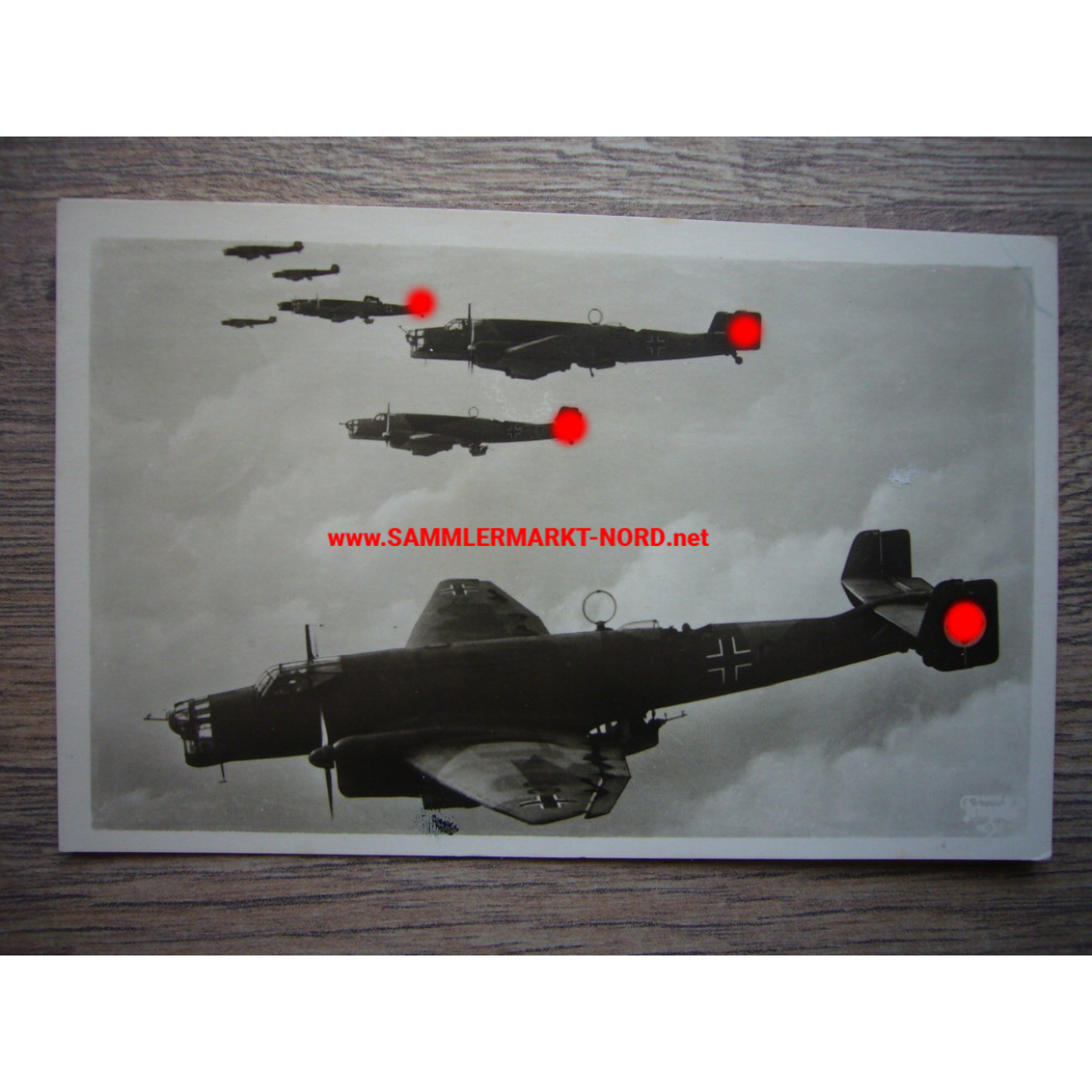 Postcard Luftwaffe - Bomber aircraft Junker Ju 86 K