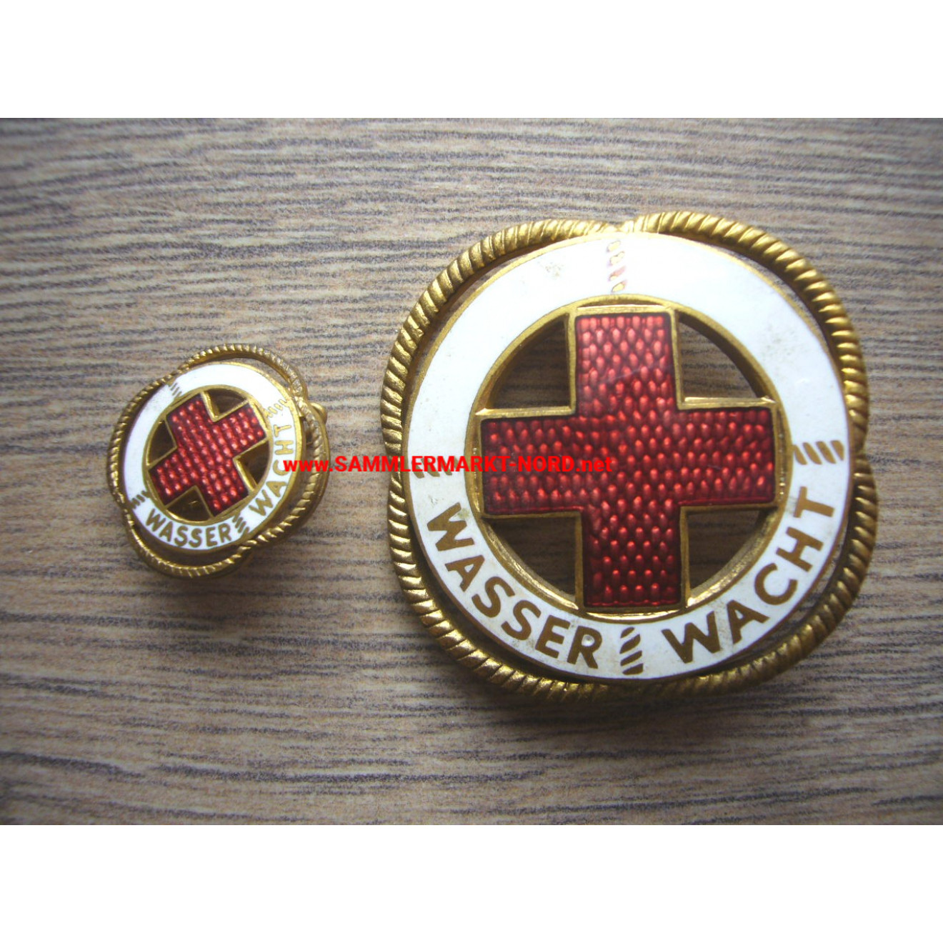 DRK Rotes Kreuz - Wasserwacht - Mitgliedsabzeichen in groß & klein