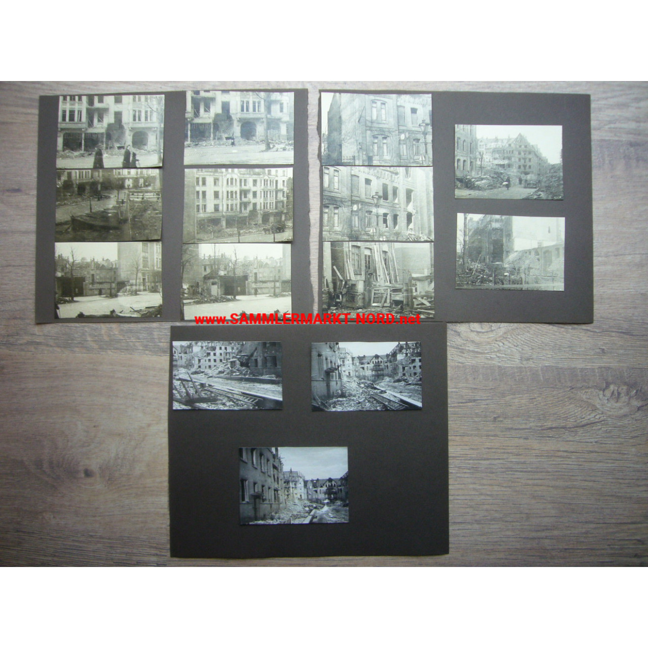 14 x Foto Hannover - Bombenschäden ca. 1944