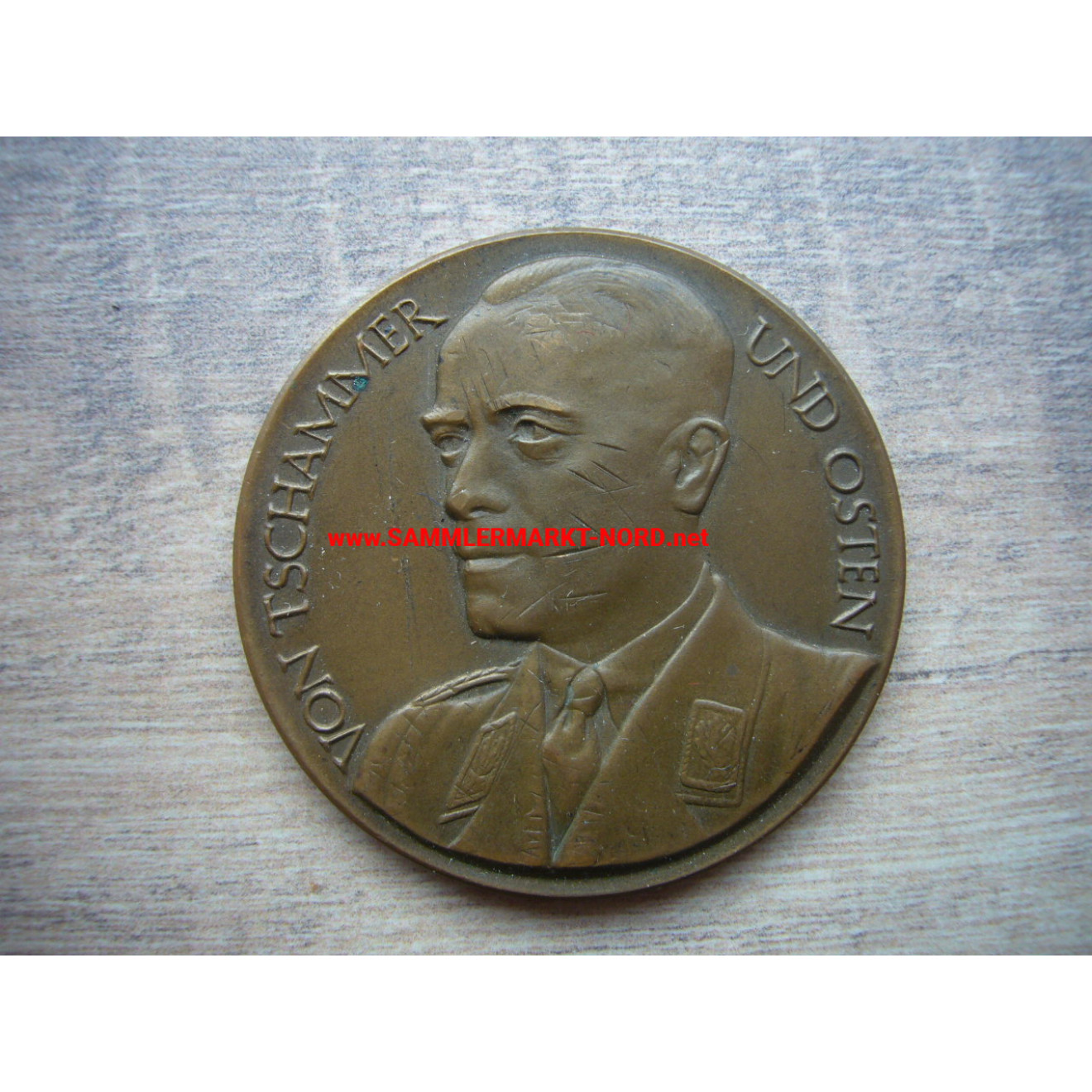 Non-bearable honorary prize of the Reichssportführer von Tschammer and Osten