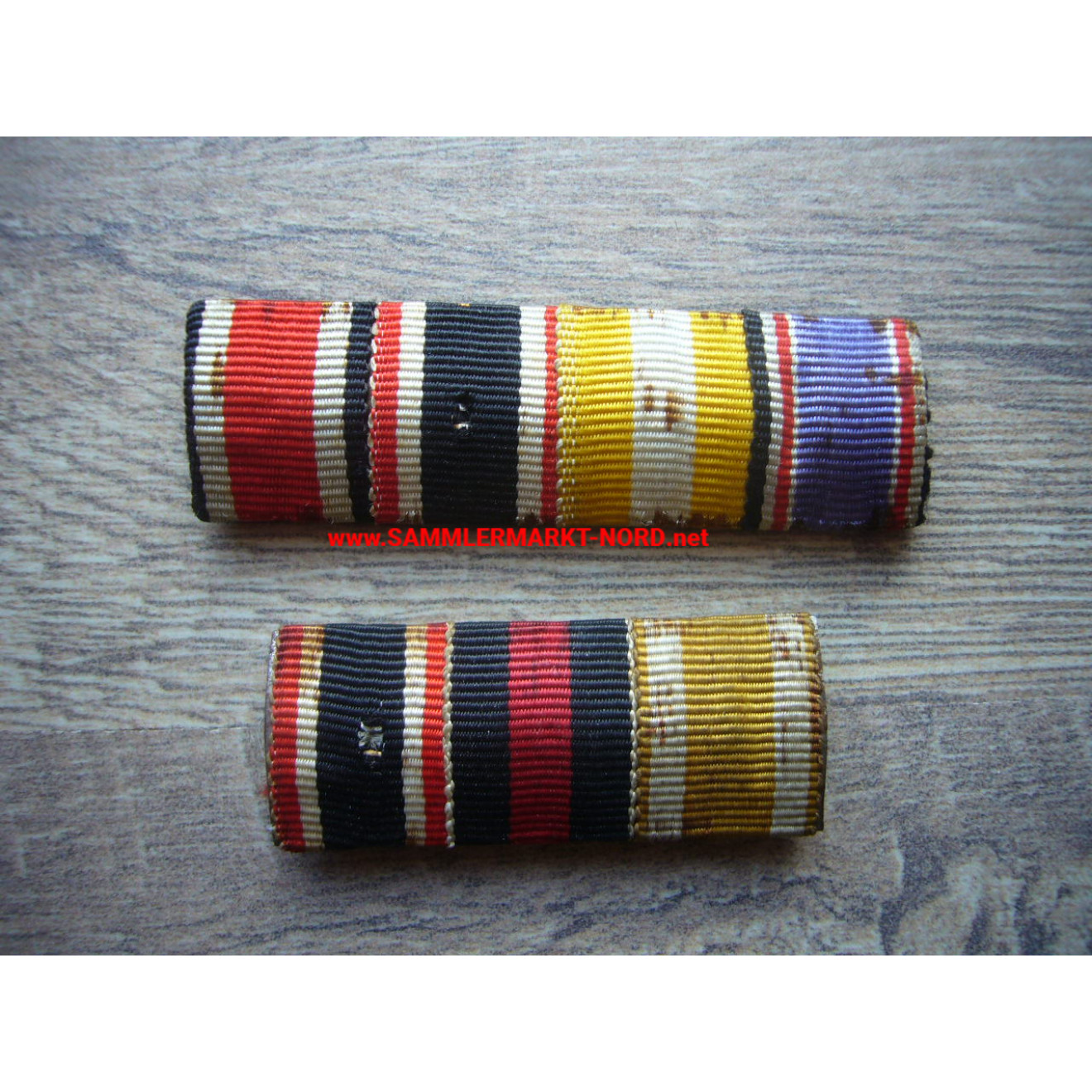 2 x Wehrmacht ribbon clasp