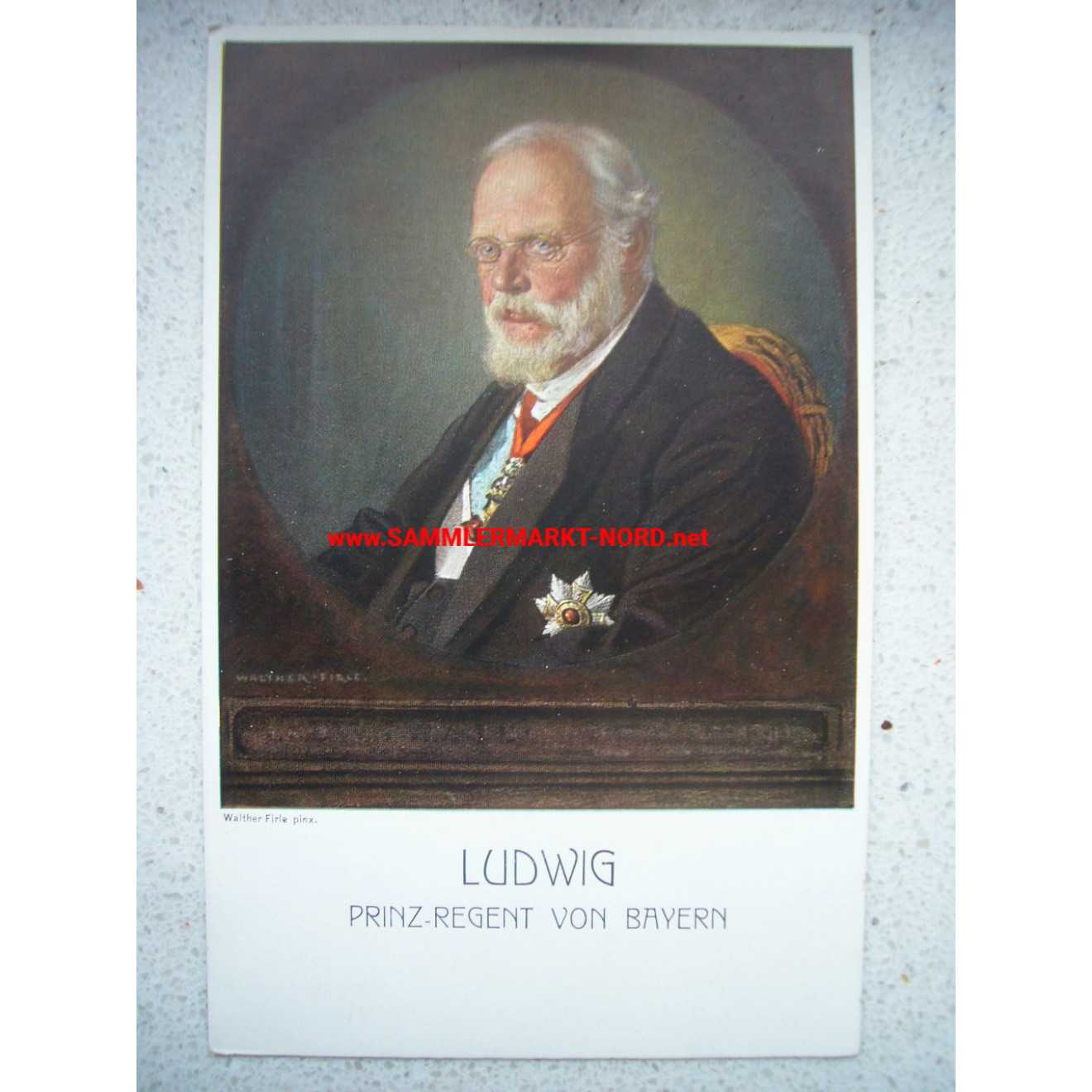 Ludwig - Prinzregent von Bayern - Postkarte