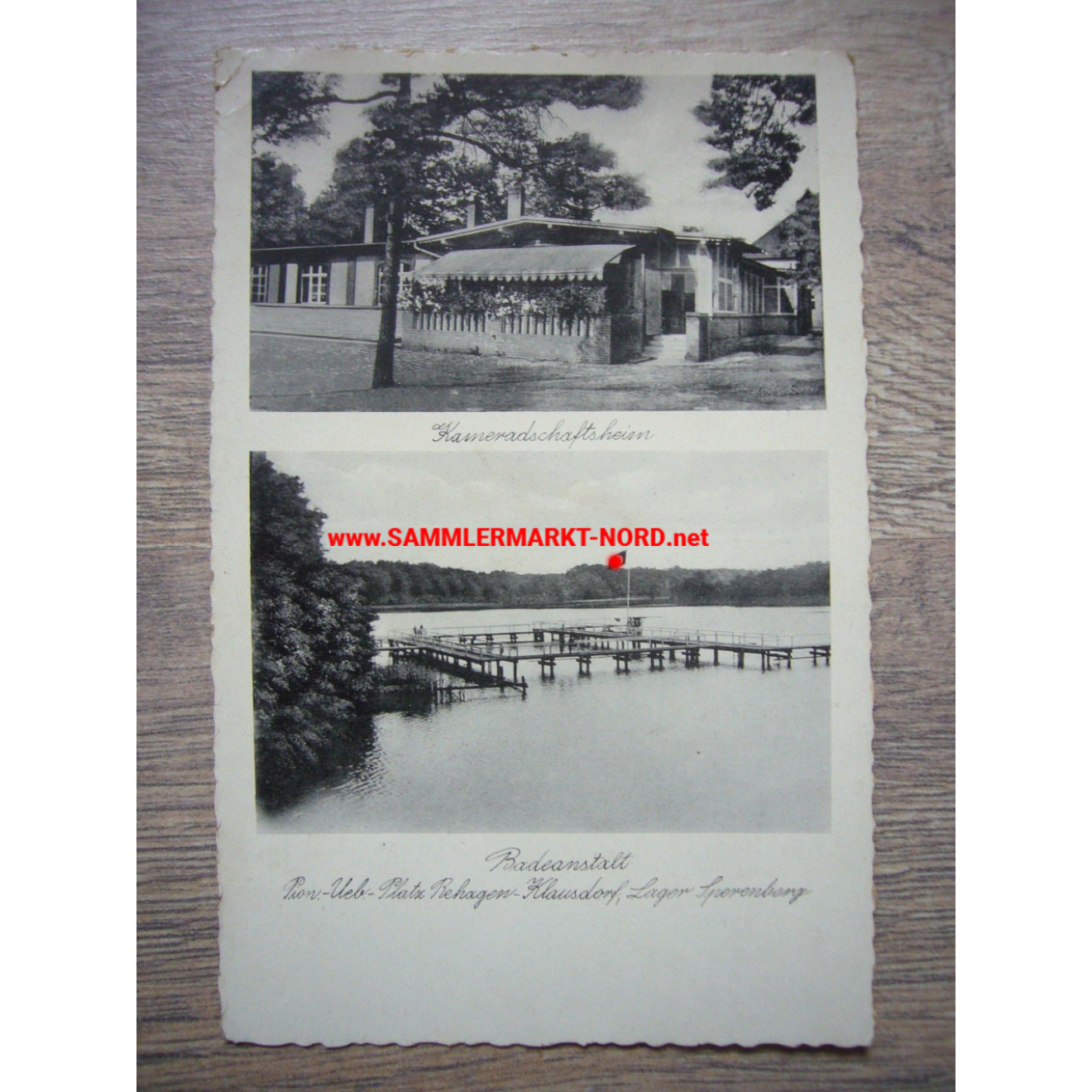 Pionier Übungsplatz Rehagen-Klausdorf, Lager Sperenberg - Postkarte