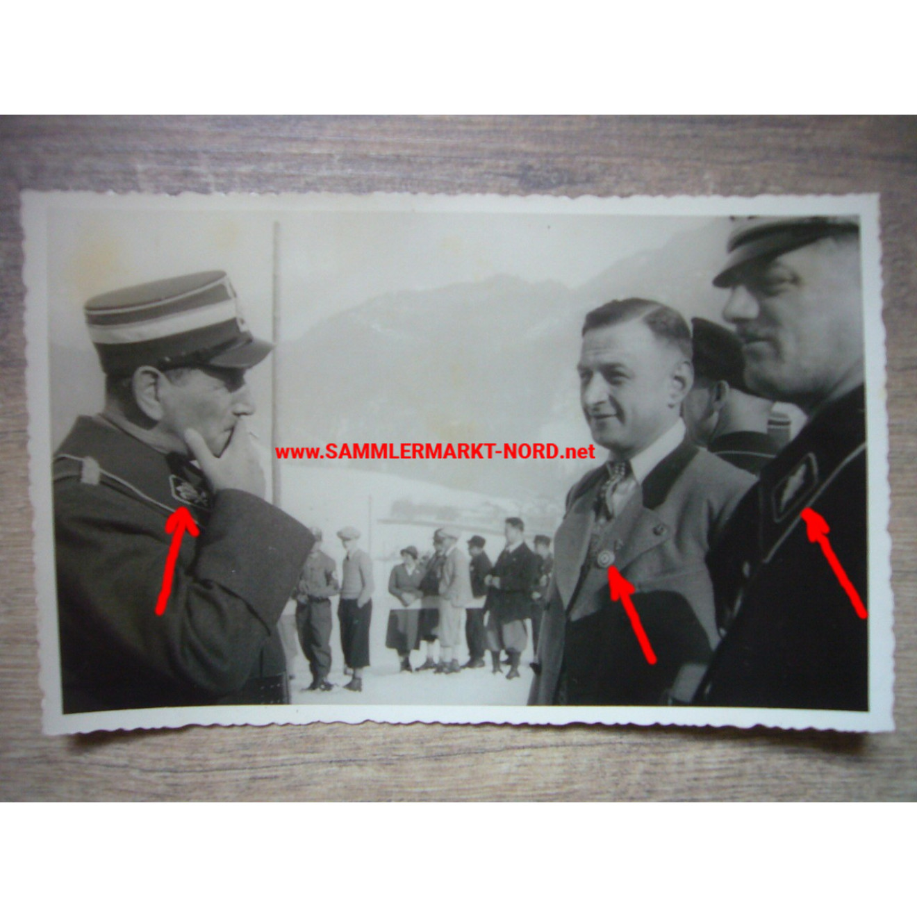 Foto - SS - Standartenführer JULIUS SCHRECK, ein SA - Obergruppenführer & ein Träger des Goldenen Parteiabzeichen der NSDAP