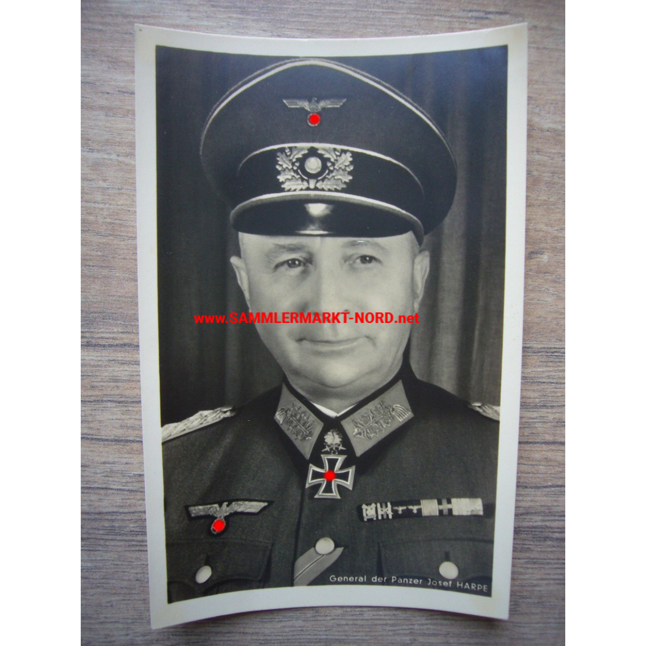 General of the Armoured Forces Josef Harpe - Hoffmann postcard