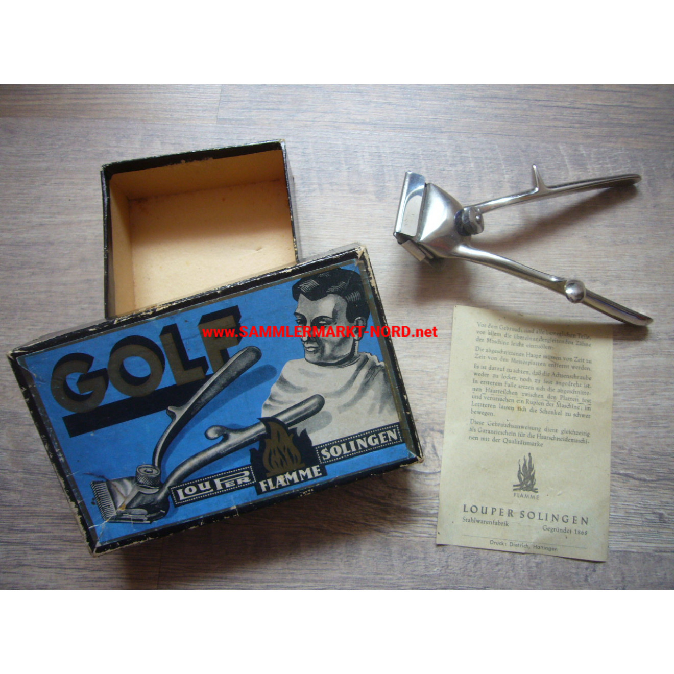 Wehrmacht - personal equipment - hair clippers "Golf