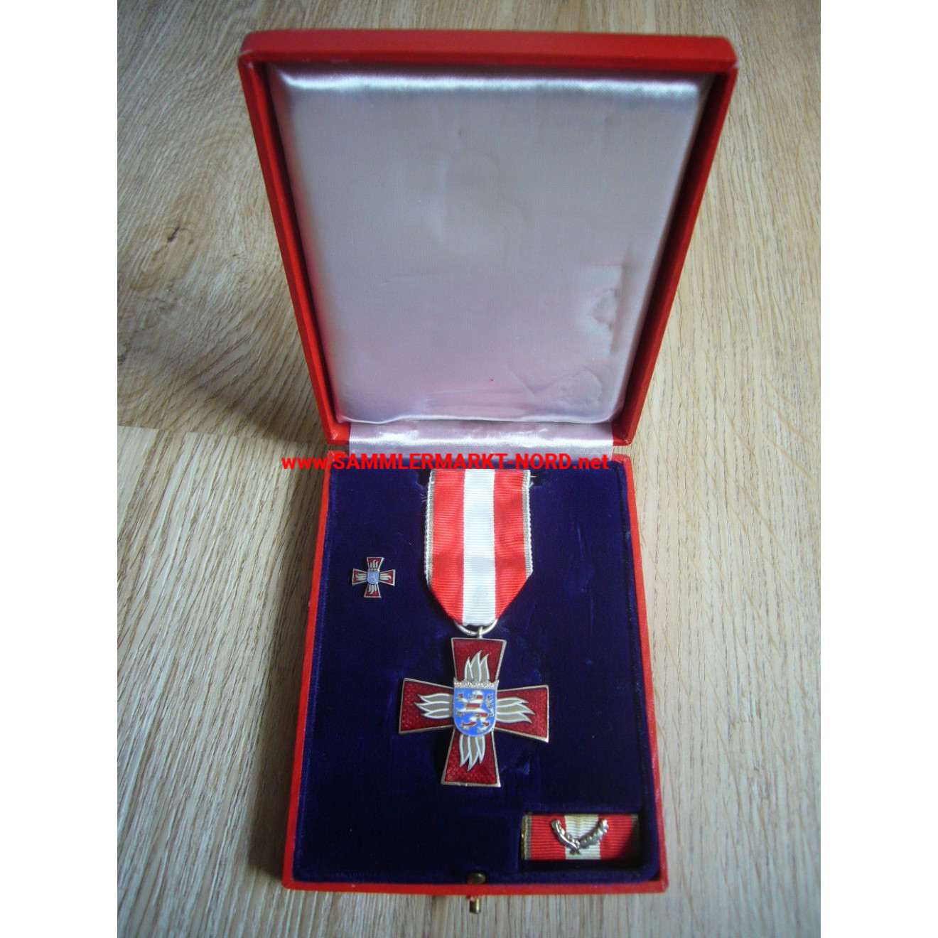 Fire Brigade Hesse - Fire Protection Badge of Honour in Silver with Case