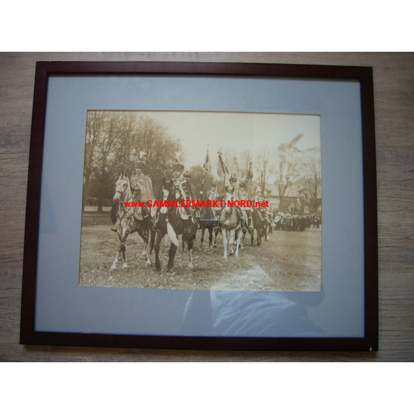 Schleswig - Inauguration of the Hussar Monument 1924 - Hussar Regiment 16 - Framed photo