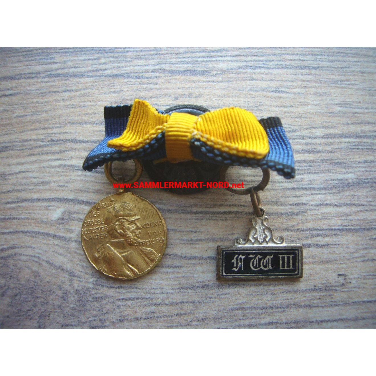 Prussia - Buttonhole Badge Centenary Medal & Service Award 3rd Class