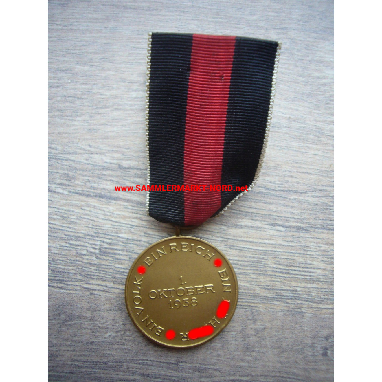 Medal to Commemorate the 1. October 1938
