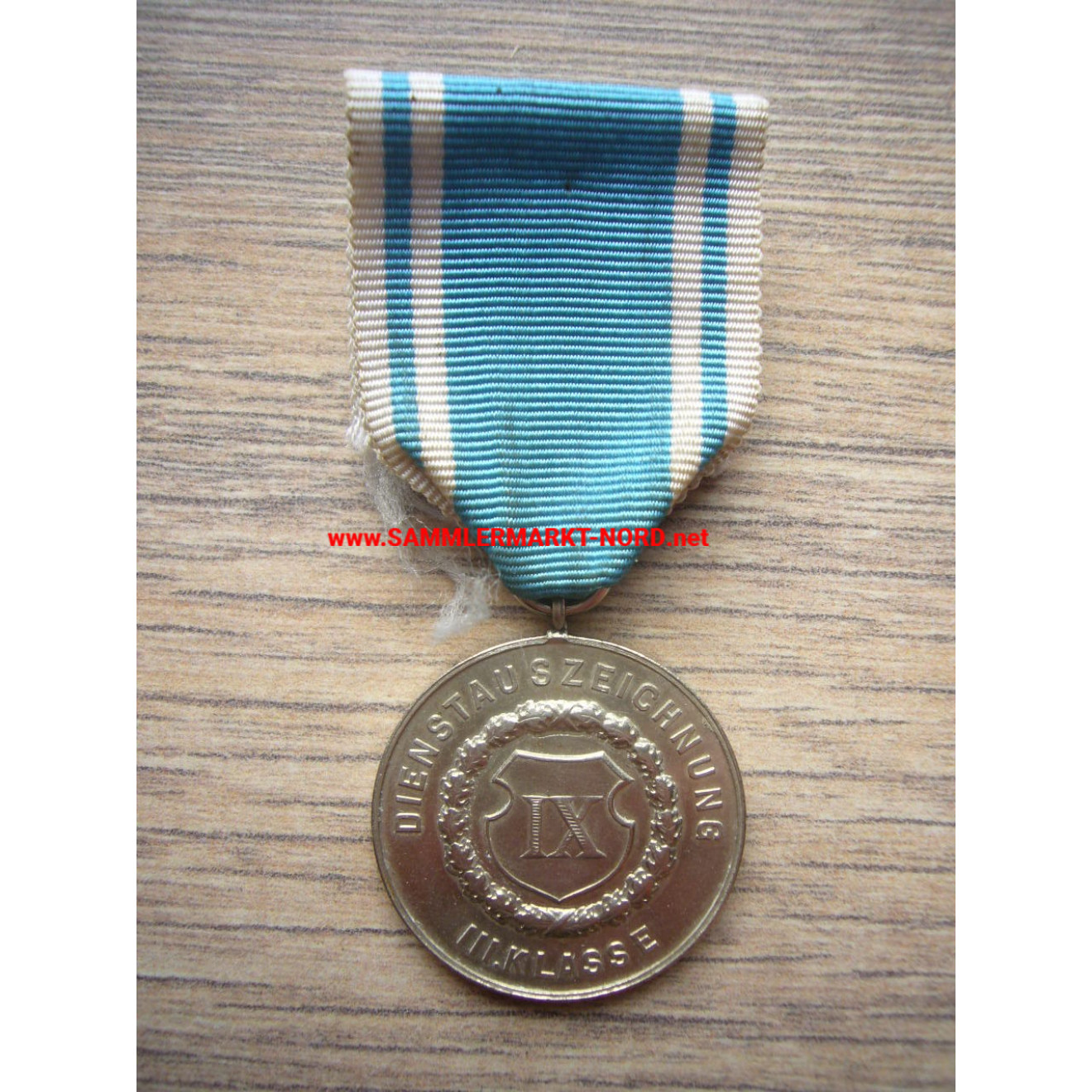 Bavaria - Long Service Award 3rd Class (9 years) on ribbon