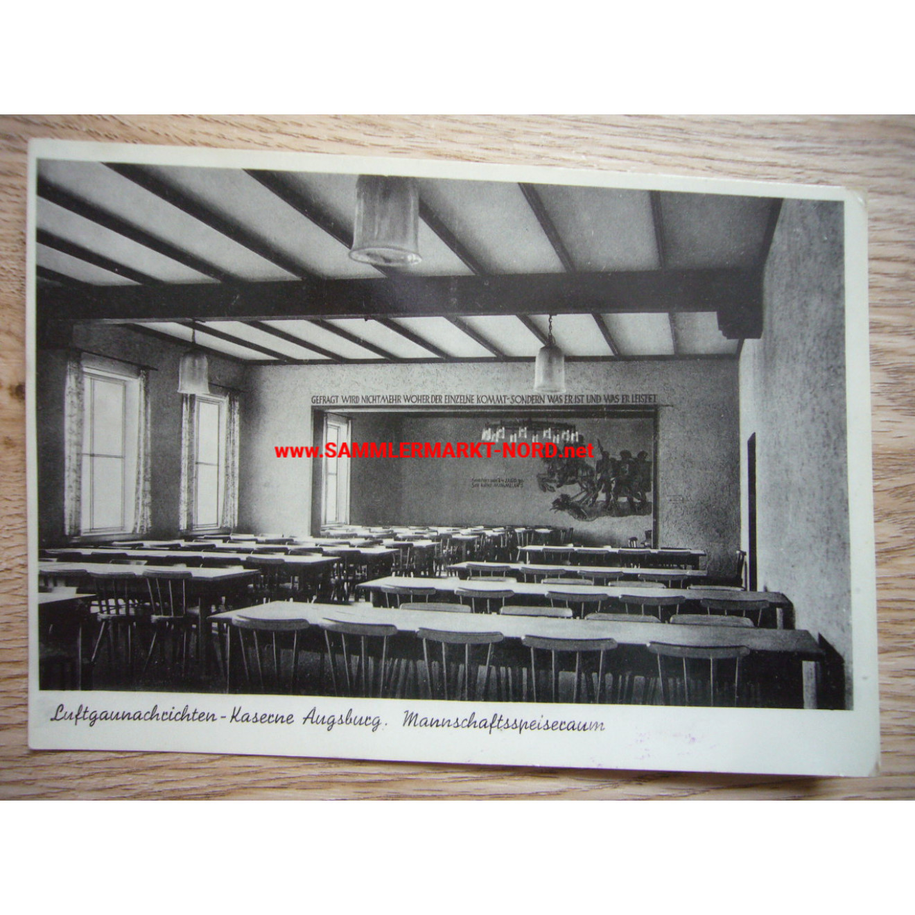 Luftgaunachrichten barracks in Augsburg - crew dining room