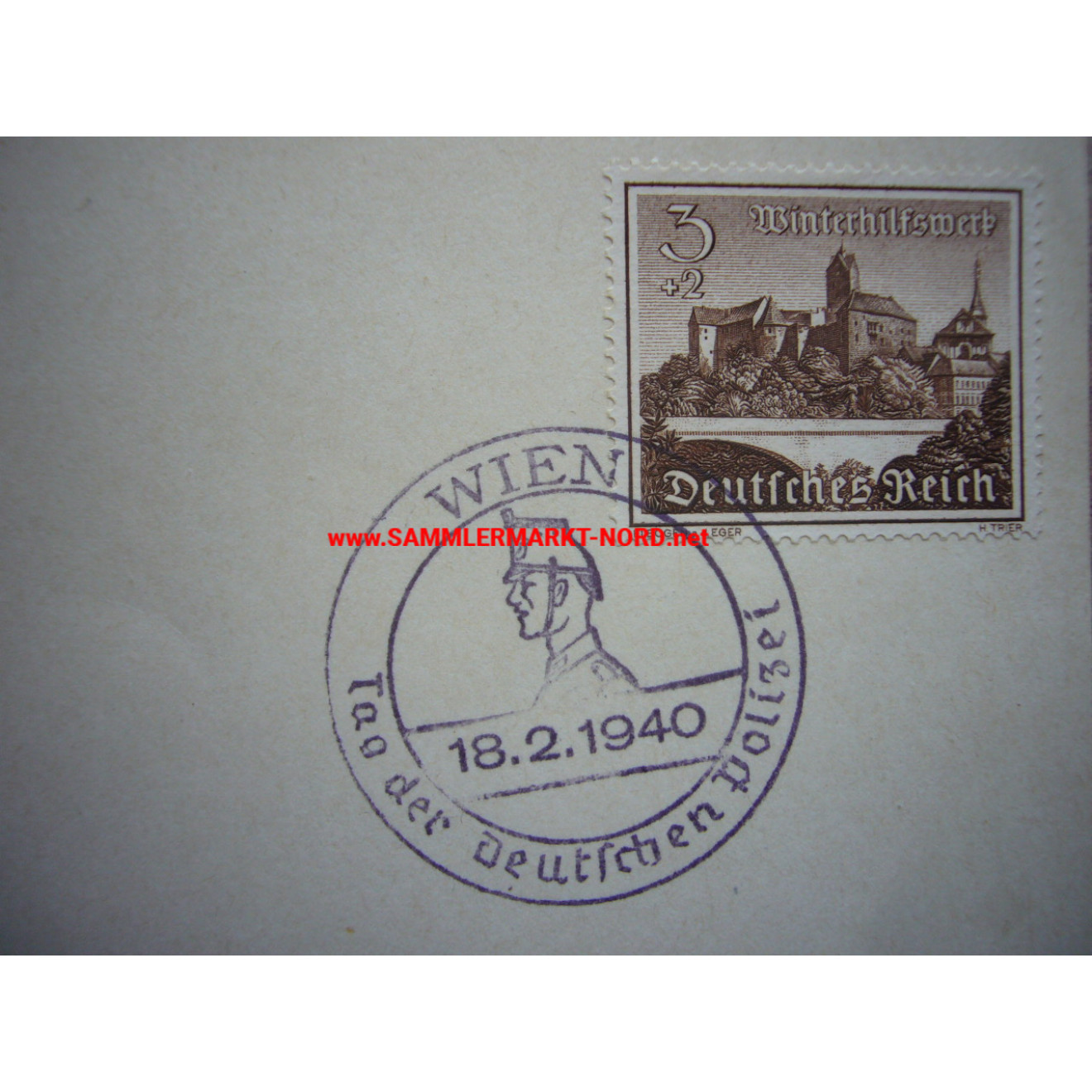 Vienna - German Police Day 1940 - Special postmark