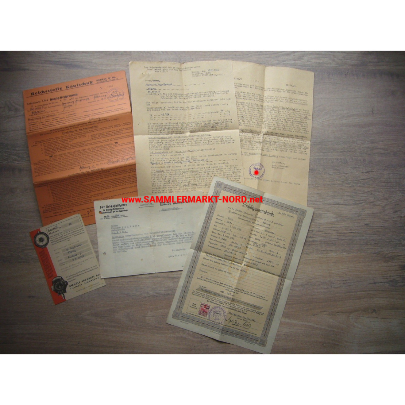 Wehrmacht - Gdansk-West Prussia - Conscription of a truck to the Wehrmacht