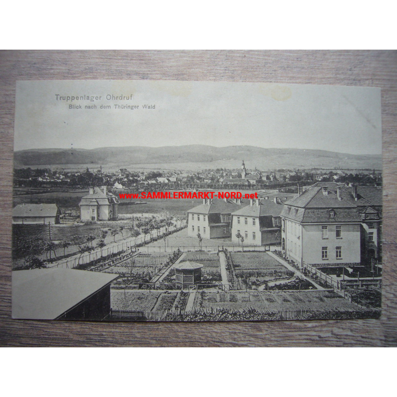 Ohrdruf military camp - view of the barracks - 1915