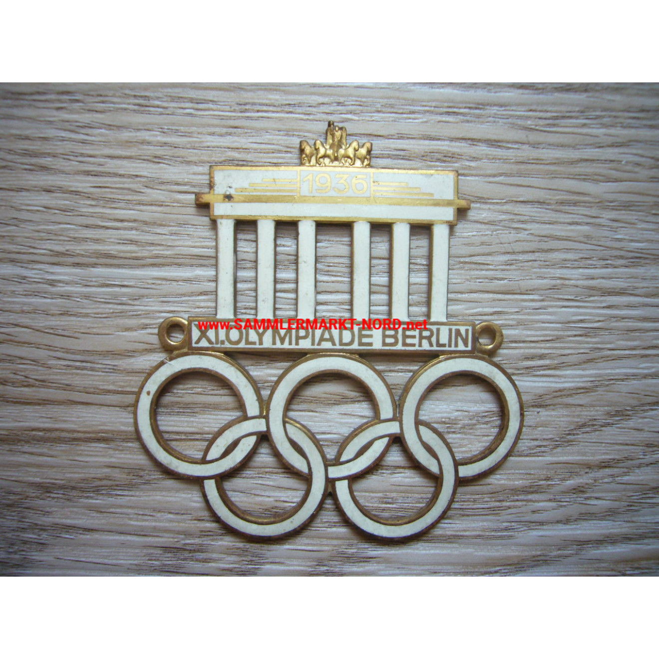Olympische Spiele Berlin 1936 - XI. Olympiade - Autoplakette