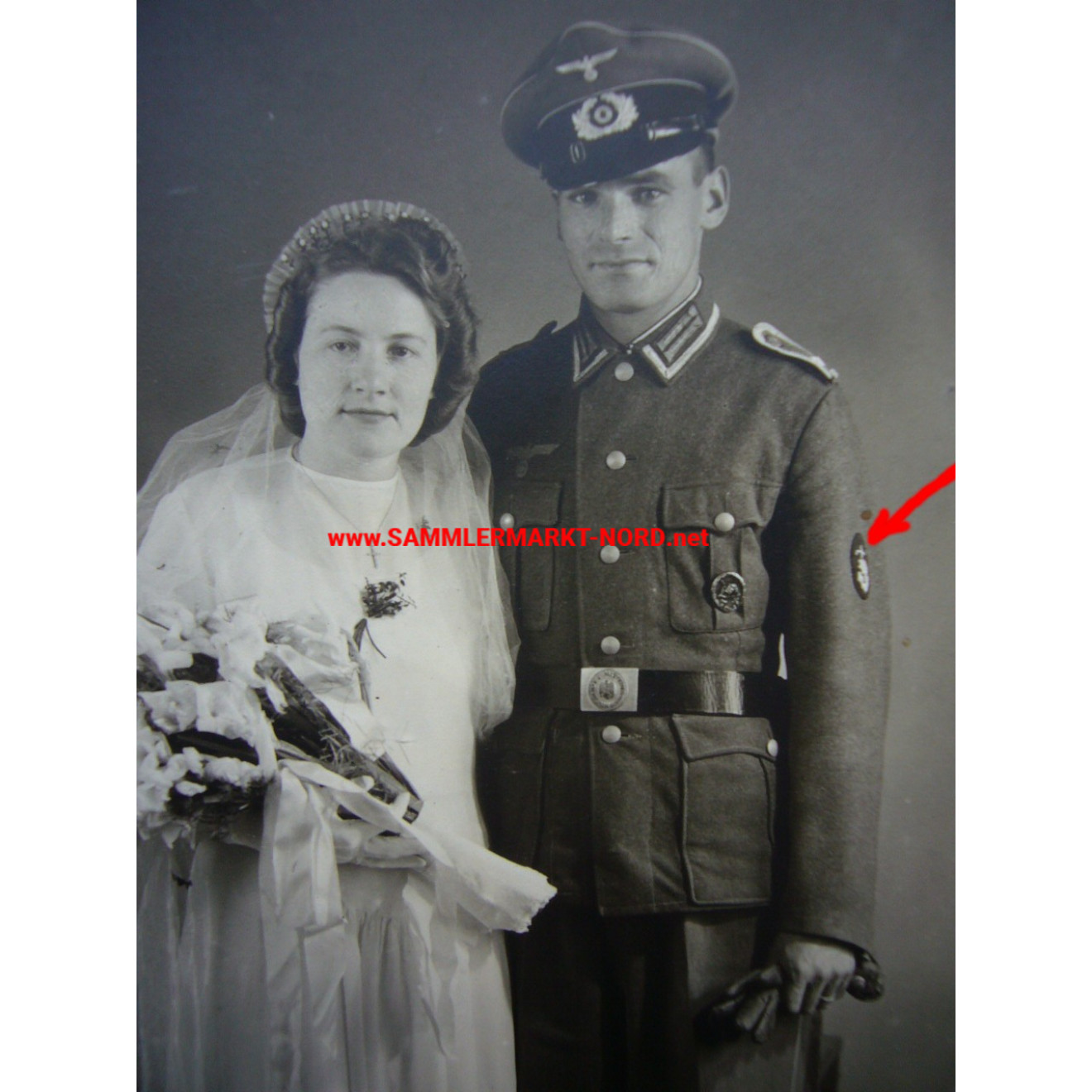 Wehrmacht assault boat pioneer - wedding photo