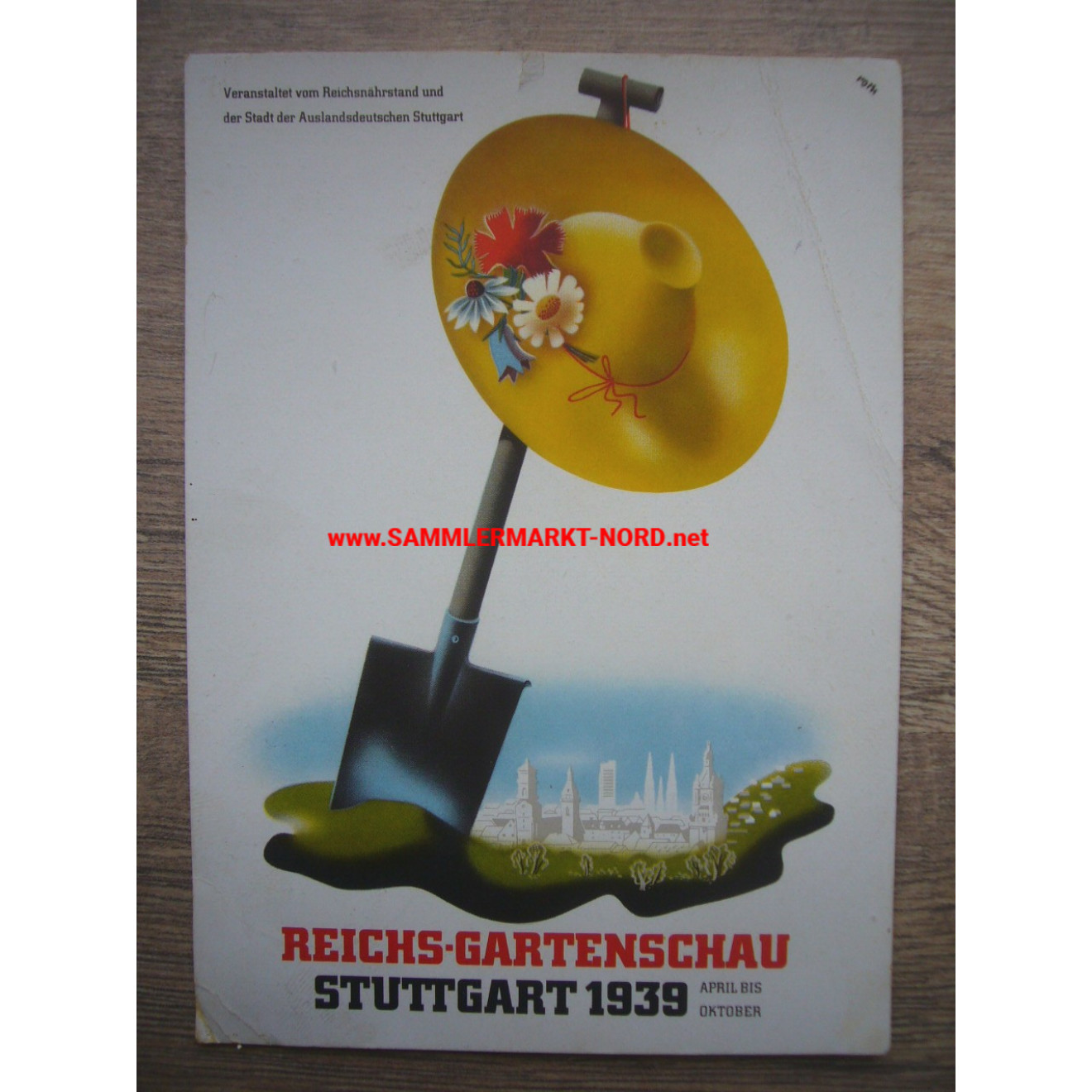 Reichsgartenschau Stuttgart 1939 - Postkarte