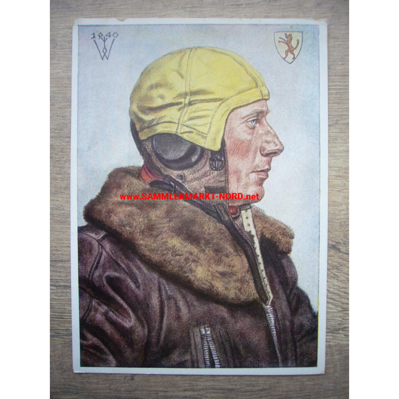 Willrich Postcard - Leader of a successful fighter group